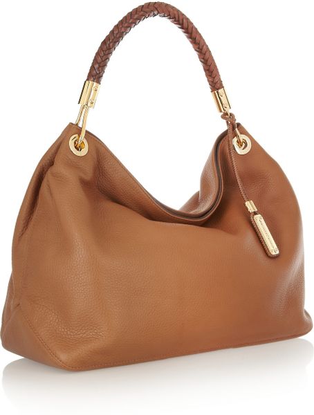 Michael Kors Skorpios Textured Leather Tote in Brown | Lyst