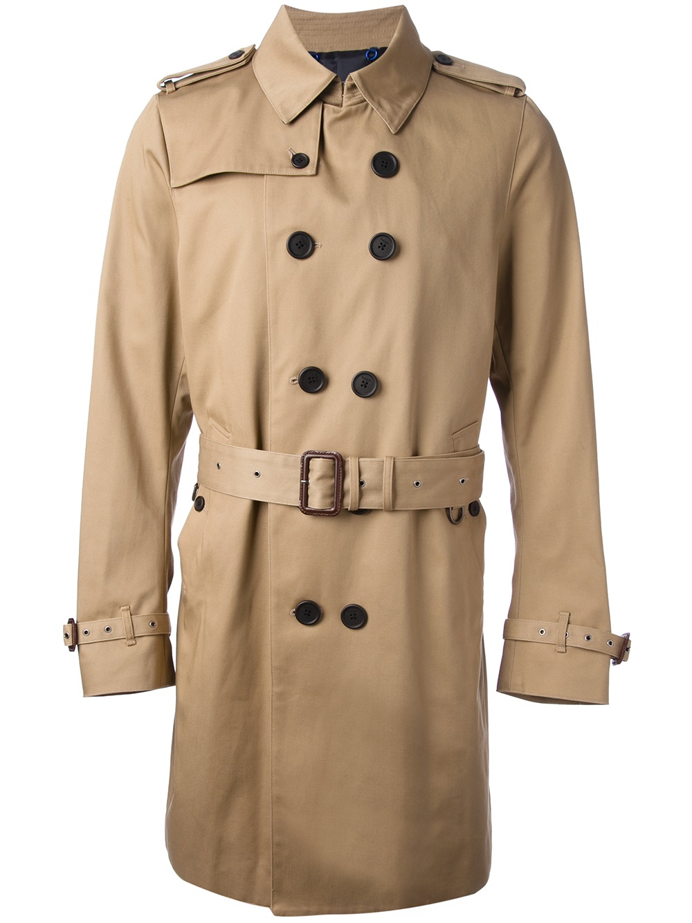 Lyst - Paul Smith Paul Smith Trench Coat in Natural for Men