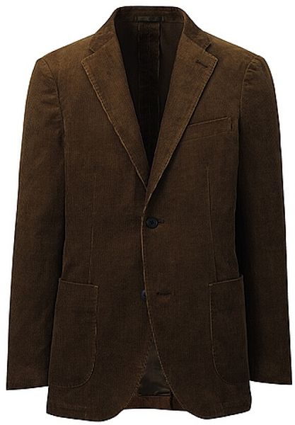 Uniqlo Corduroy Jacket in Brown for Men | Lyst
