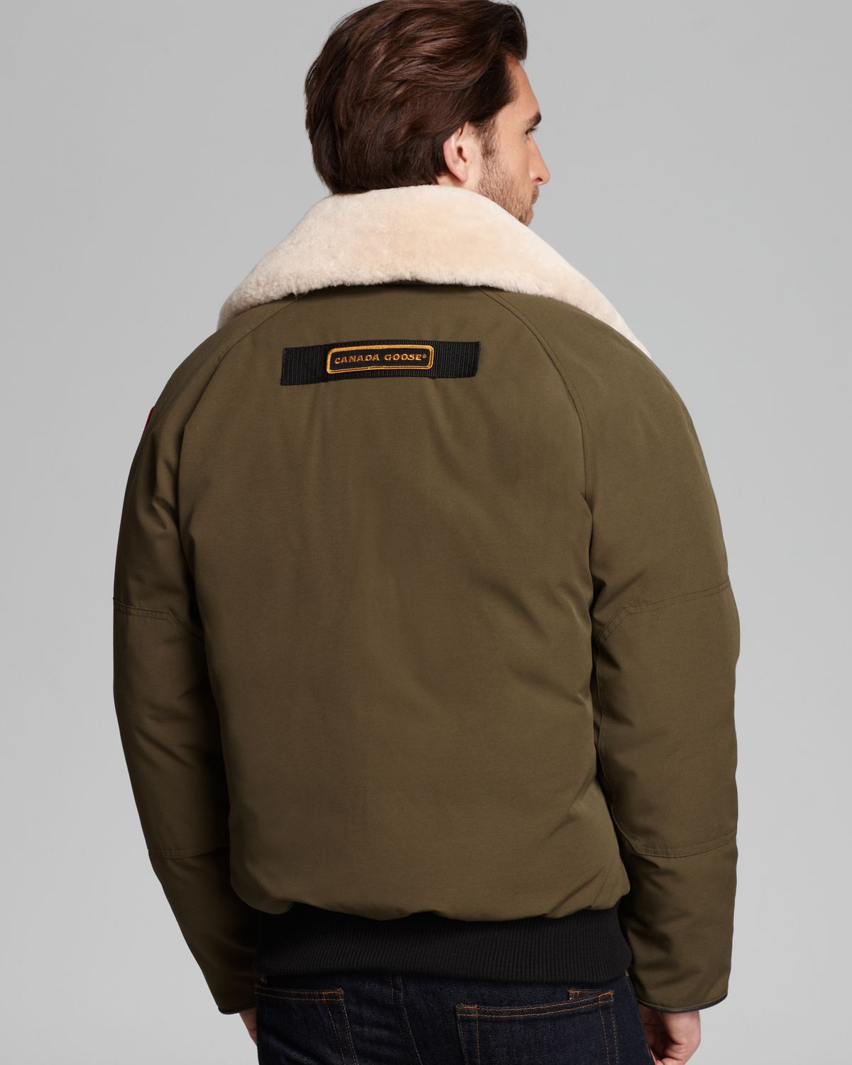 canada goose foxe bomber jacket with shearling collar canada goose foxe bomber jacket with shearling collar