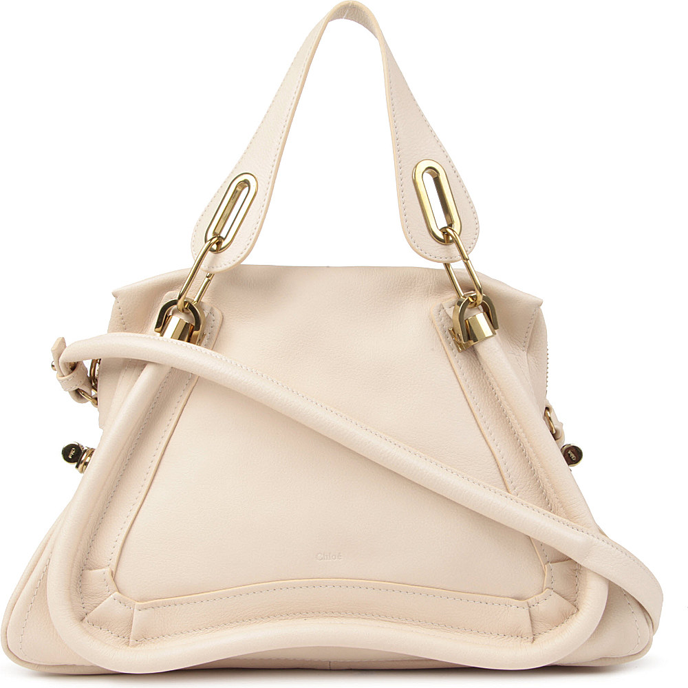 Chlo Paraty Medium Calfskin Bag - For Women in White (White tan ...  