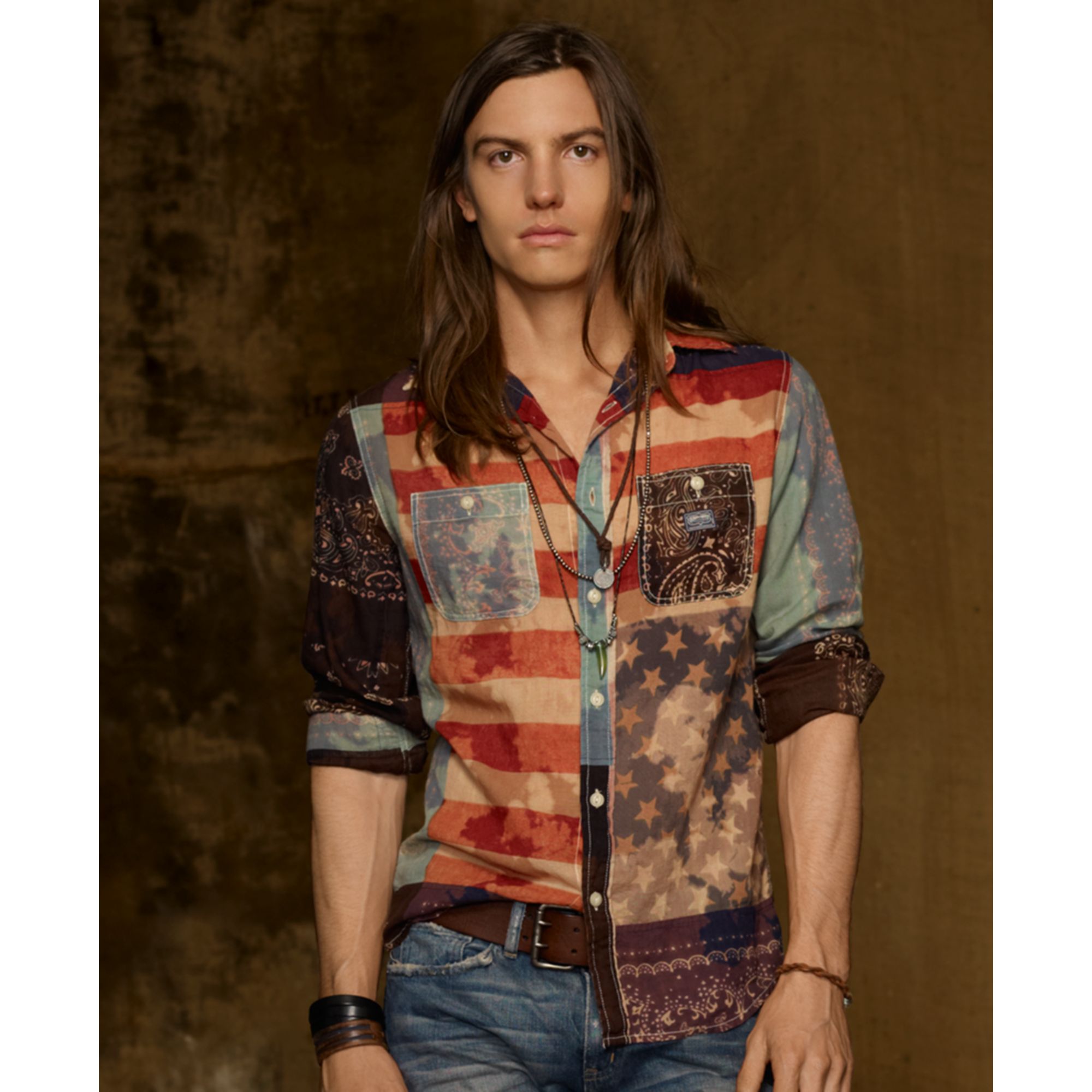 mens americana shirt