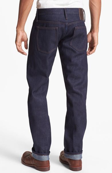Unbranded The Unbranded Brand Slim Fit Raw Selvedge Jeans in Blue for ...