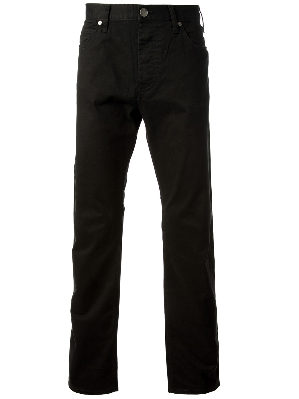 Lyst - Armani Jeans Slim Fit Jeans in Black for Men