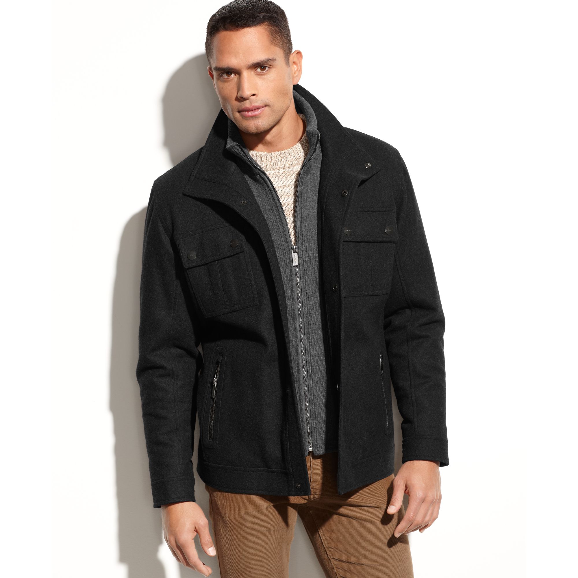 Men S Fashion Flash Trey Songz Macy Thanksgiving Day Parade The History Of Wool Pea Coats