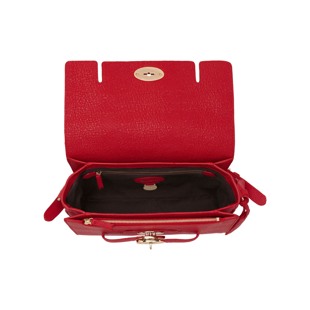 mulberry bayswater clutch red