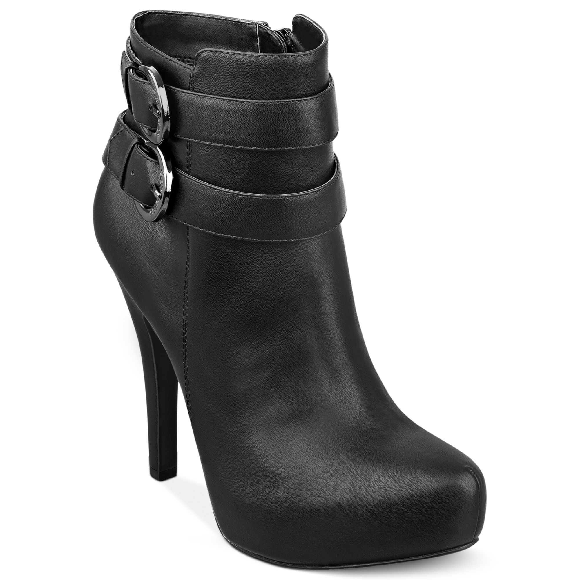G By Guess G By Guess Boots Gemm Platform Booties in Black | Lyst