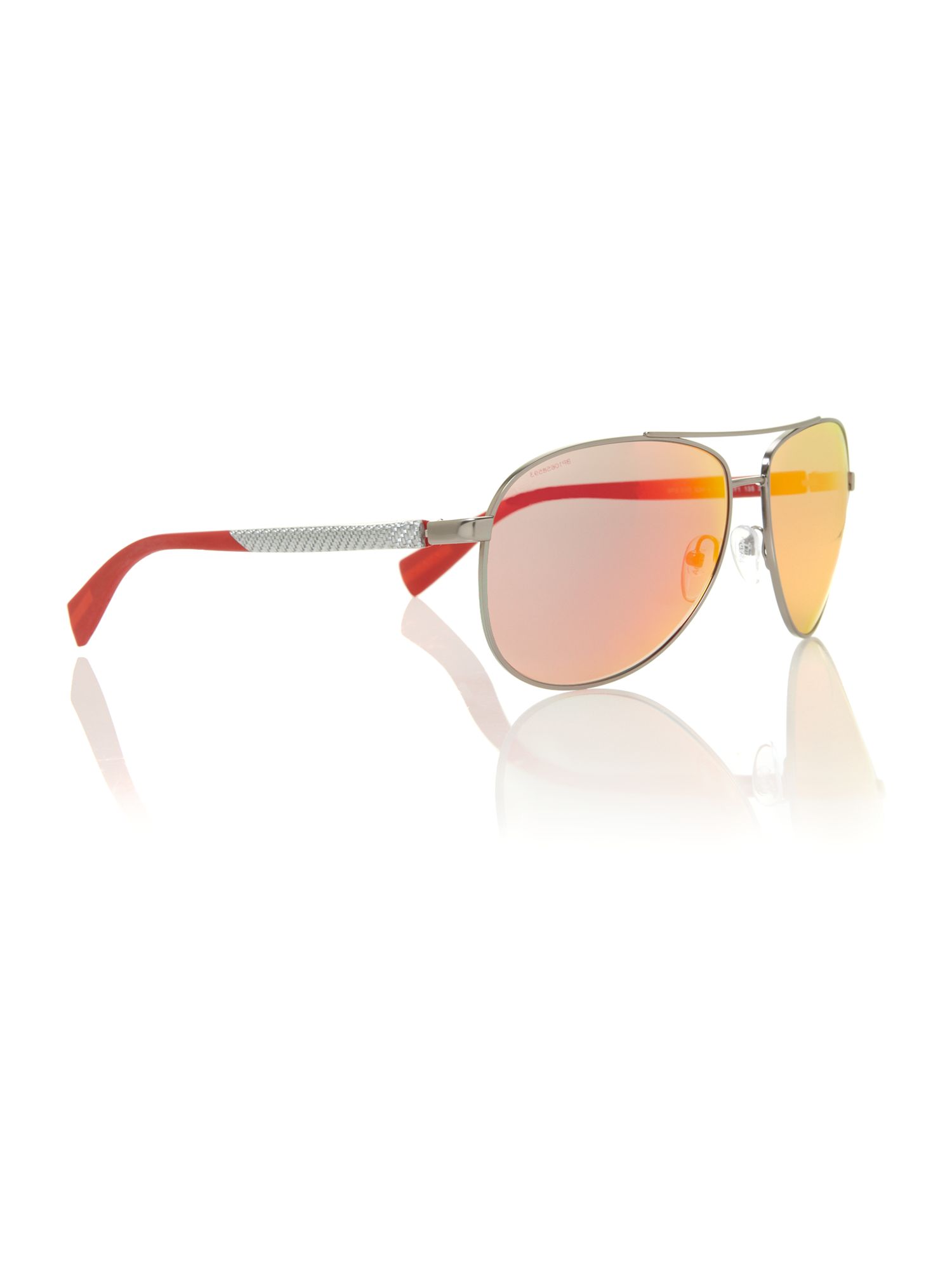 Prada Linea Rossa Mens Ps510s Lifestyle Sunglasses in Silver for Men ...