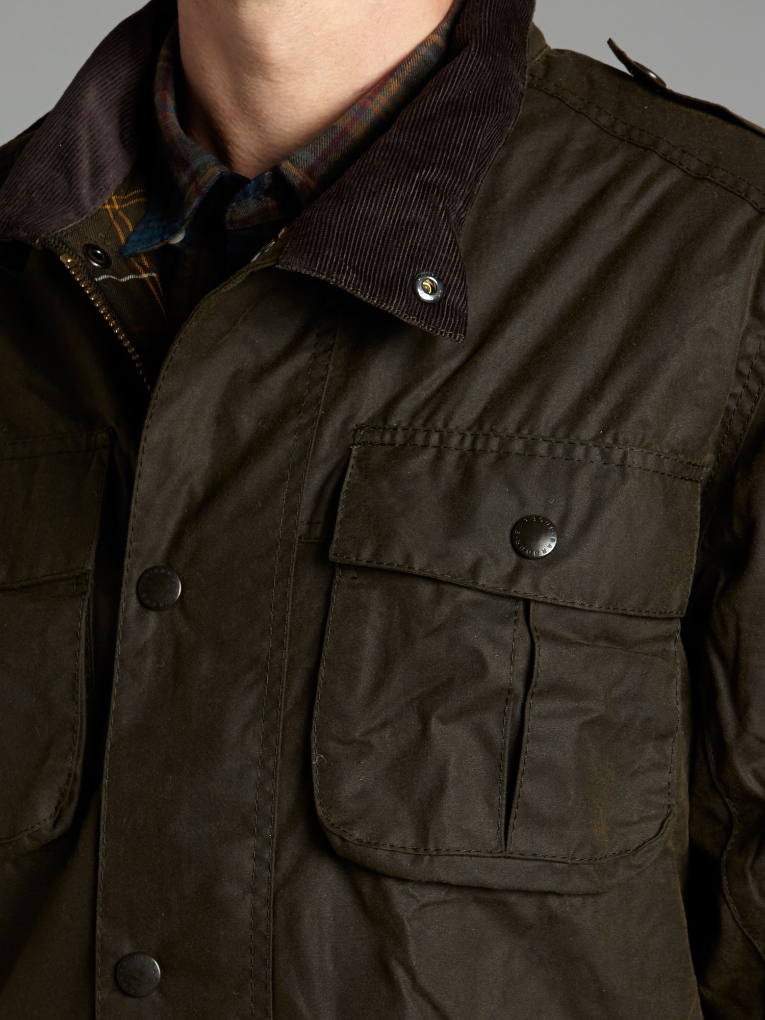 Barbour Trooper Waxed Jacket in Green for Men Lyst