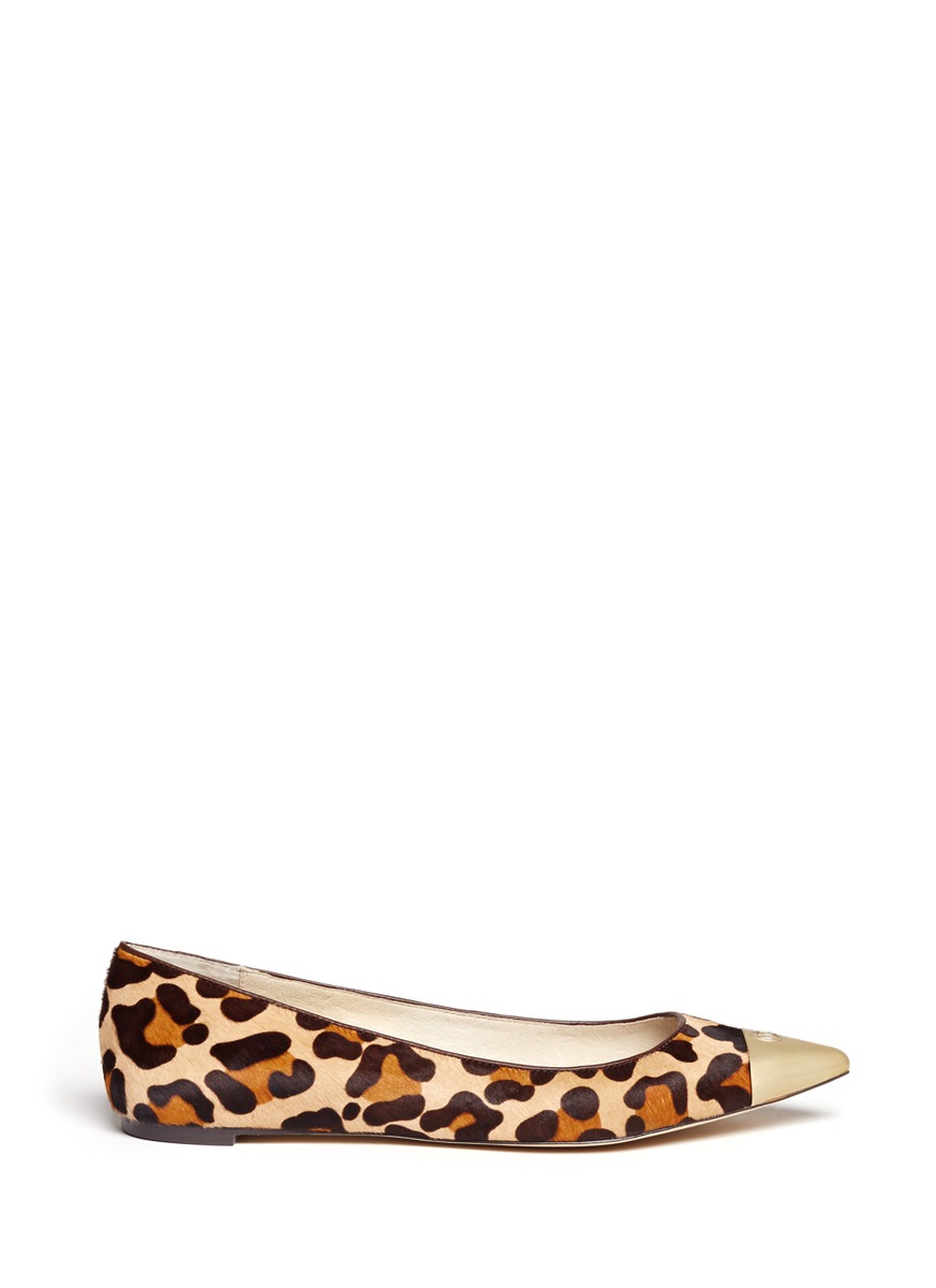 mk leopard flats