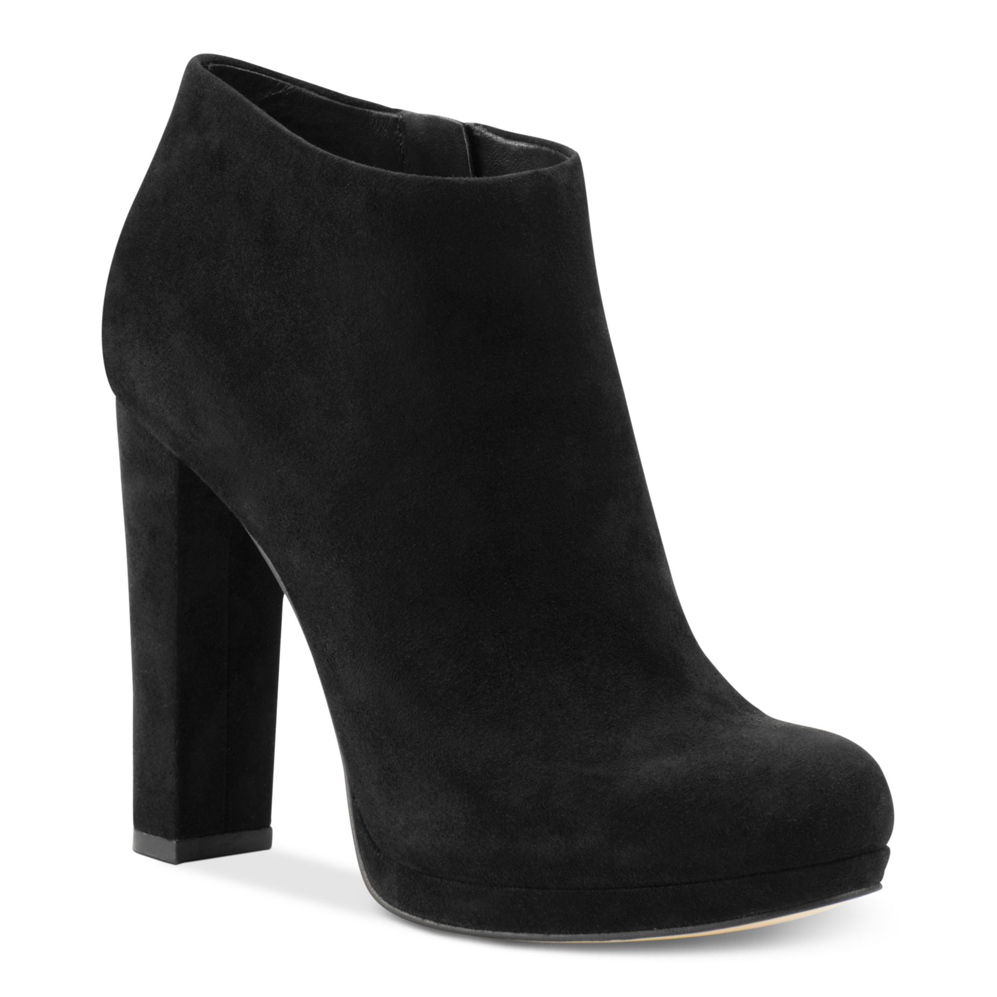 shoe dept black wedge booties