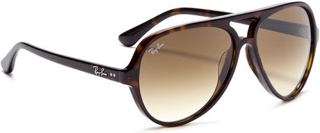 Ray-ban Plastic Aviator Sunglasses in Brown for Men (Neutral and Brown ...