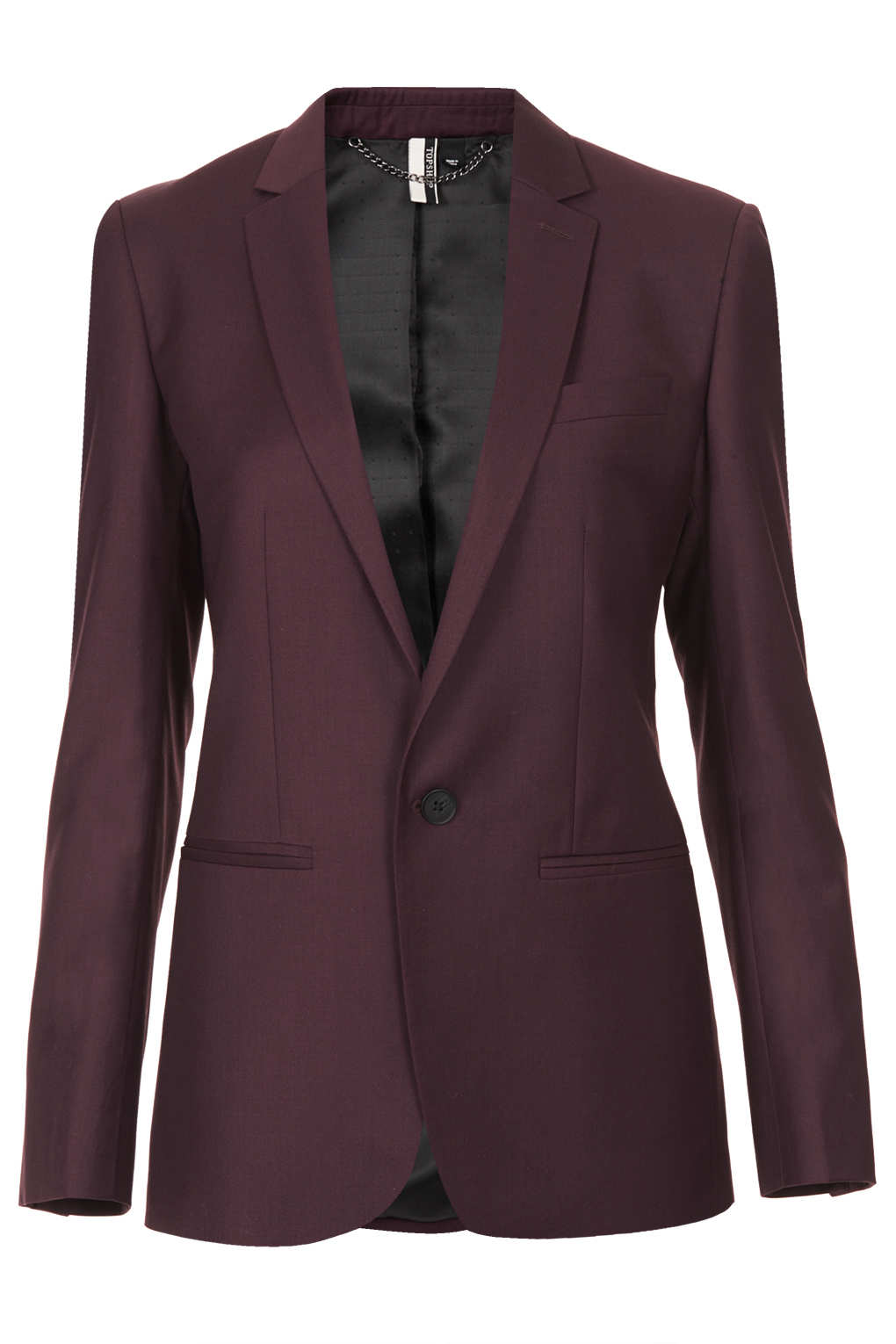 Lyst - Topshop Modern Tailoring Tailored Suit Blazer in Red