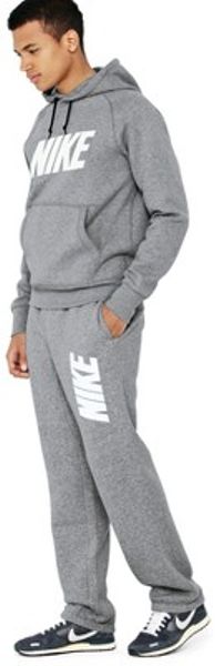 nike fleece tracksuit dark grey heather