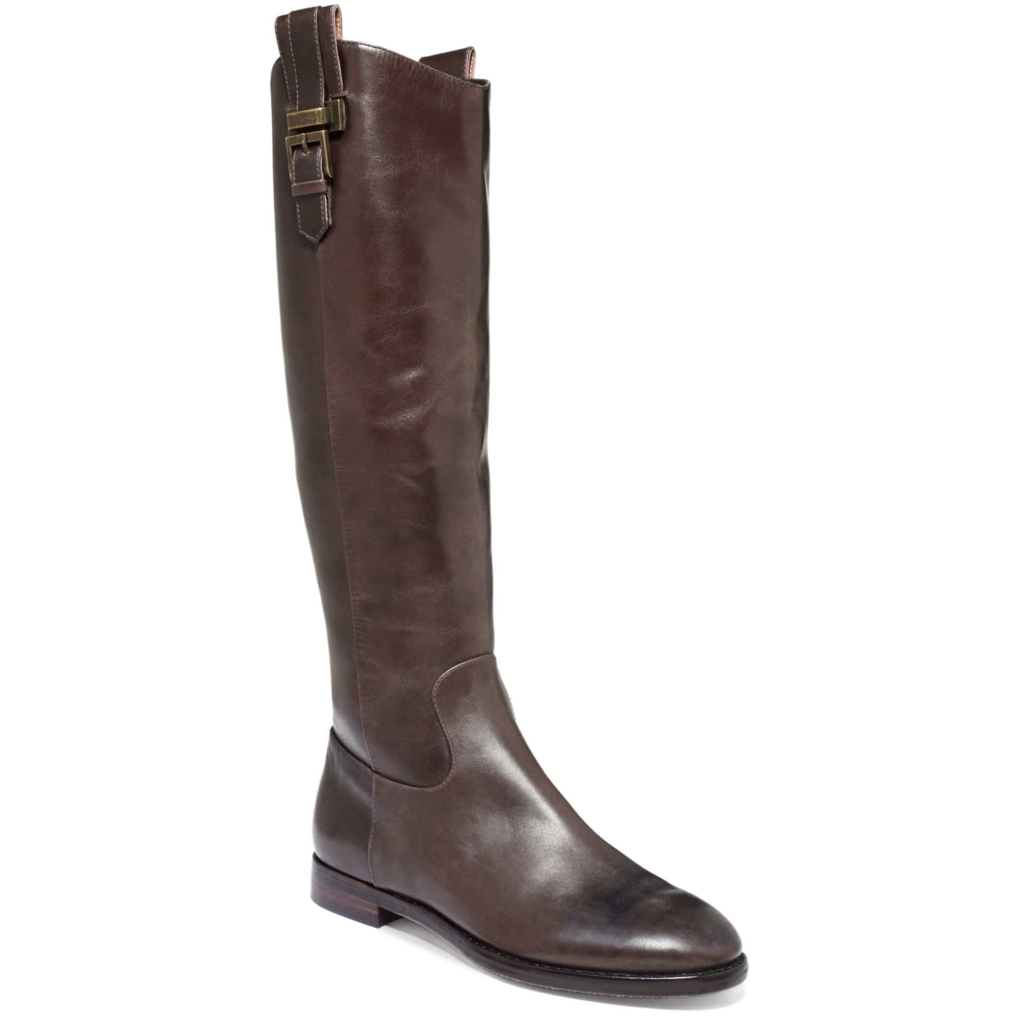 Joan & David Havyn Tall Riding Boots in Brown (Brown Leather) | Lyst