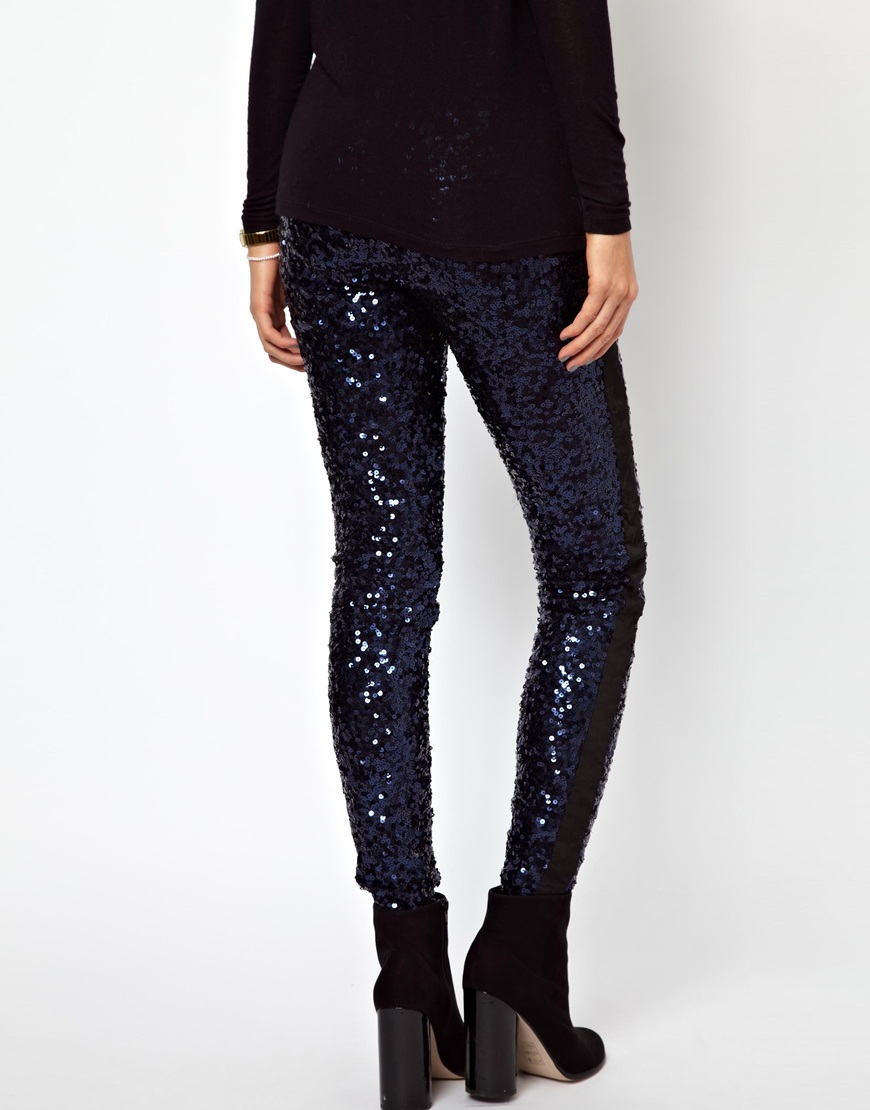 french connection sequin pants