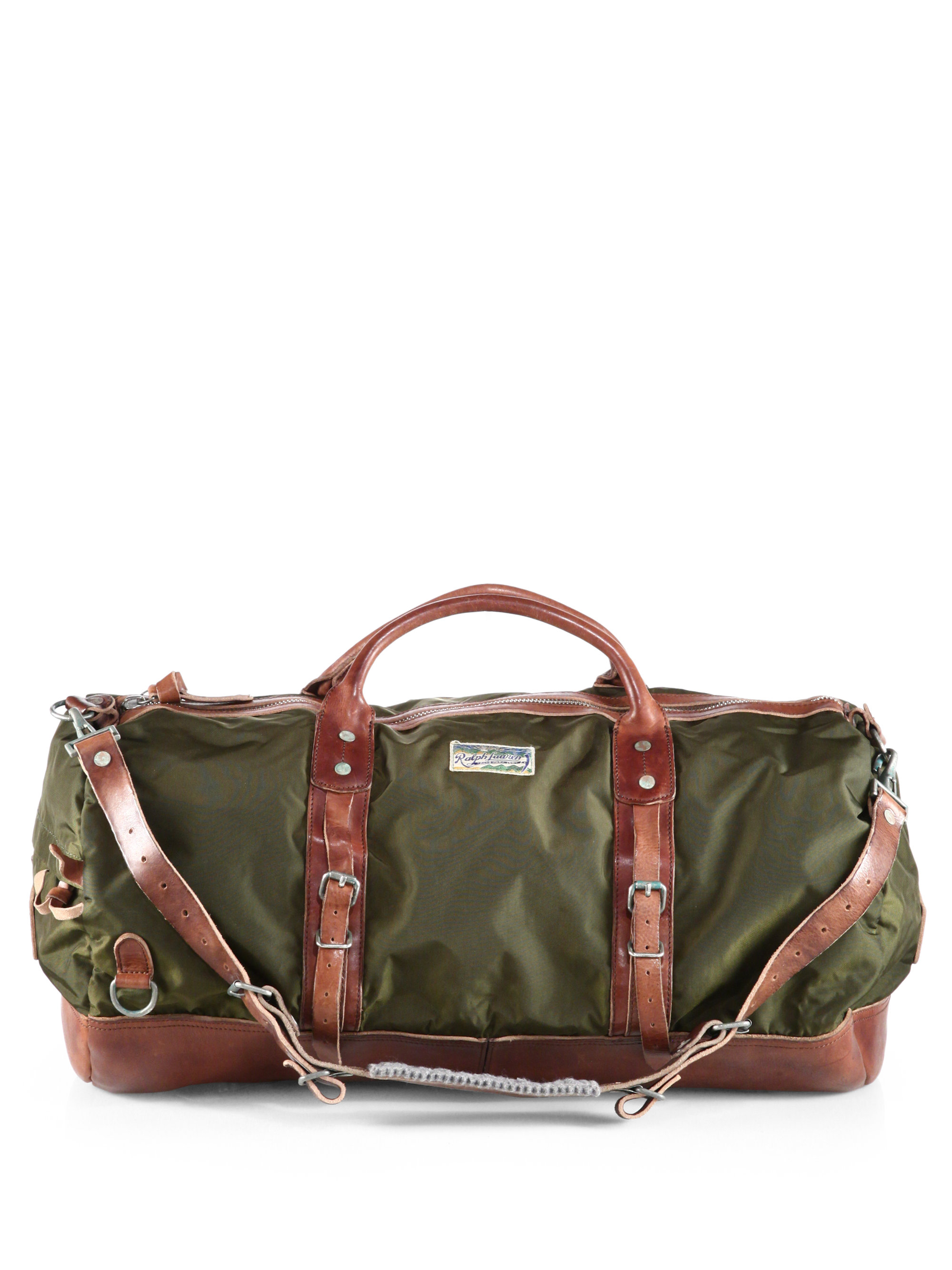 green polo ralph lauren duffle bag