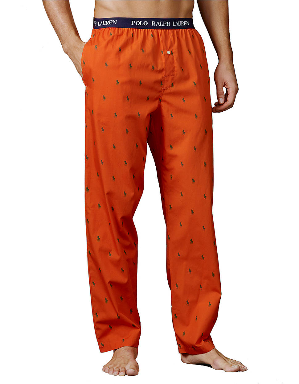 ralph lauren orange pants