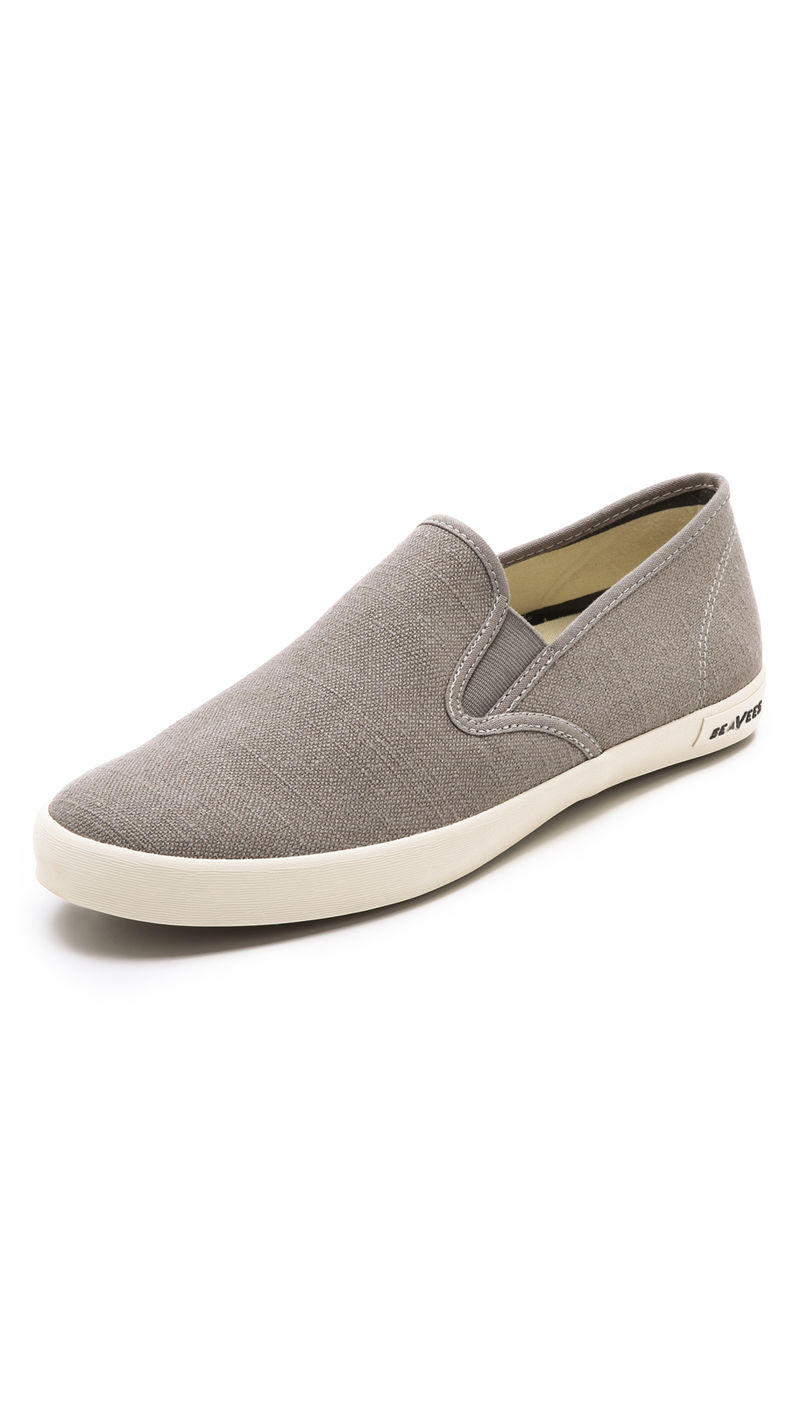 Seavees Baja Core Slip On Sneakers in Gray for Men (Tin Grey Vintage ...