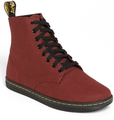 Dr. Martens Alfie Boot in Red for Men (Cherry Canvas) | Lyst