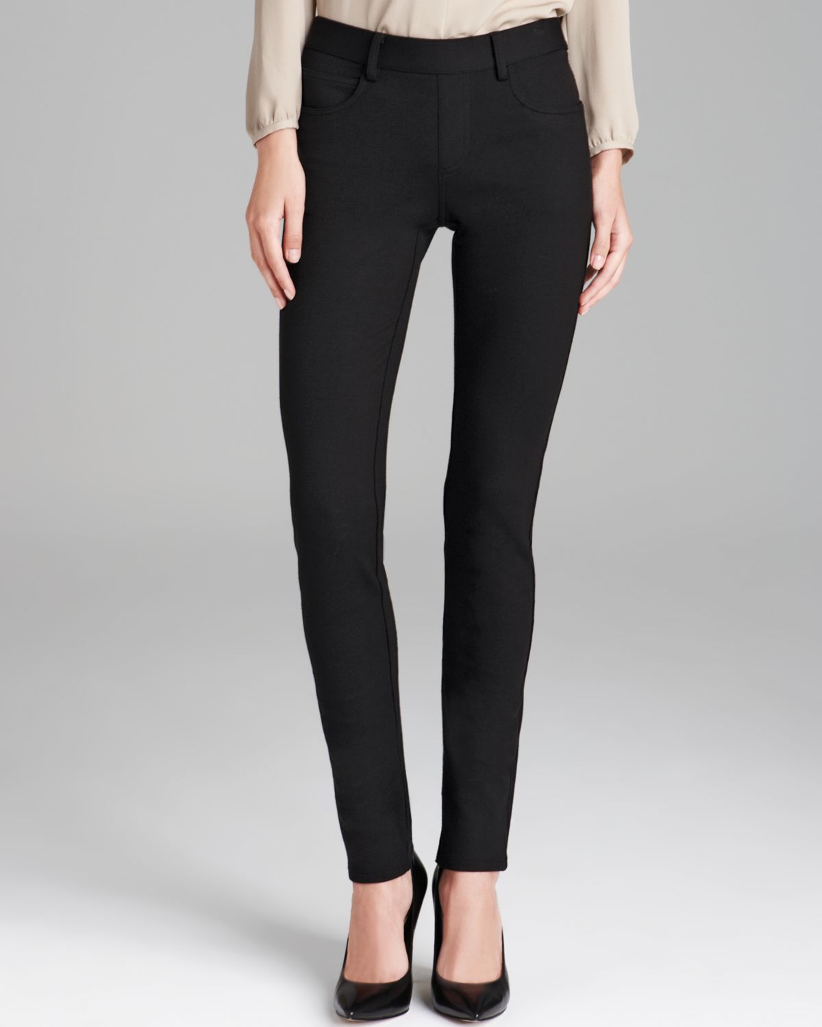 Lyst - Theory Pants - Elly 2 Classical in Black