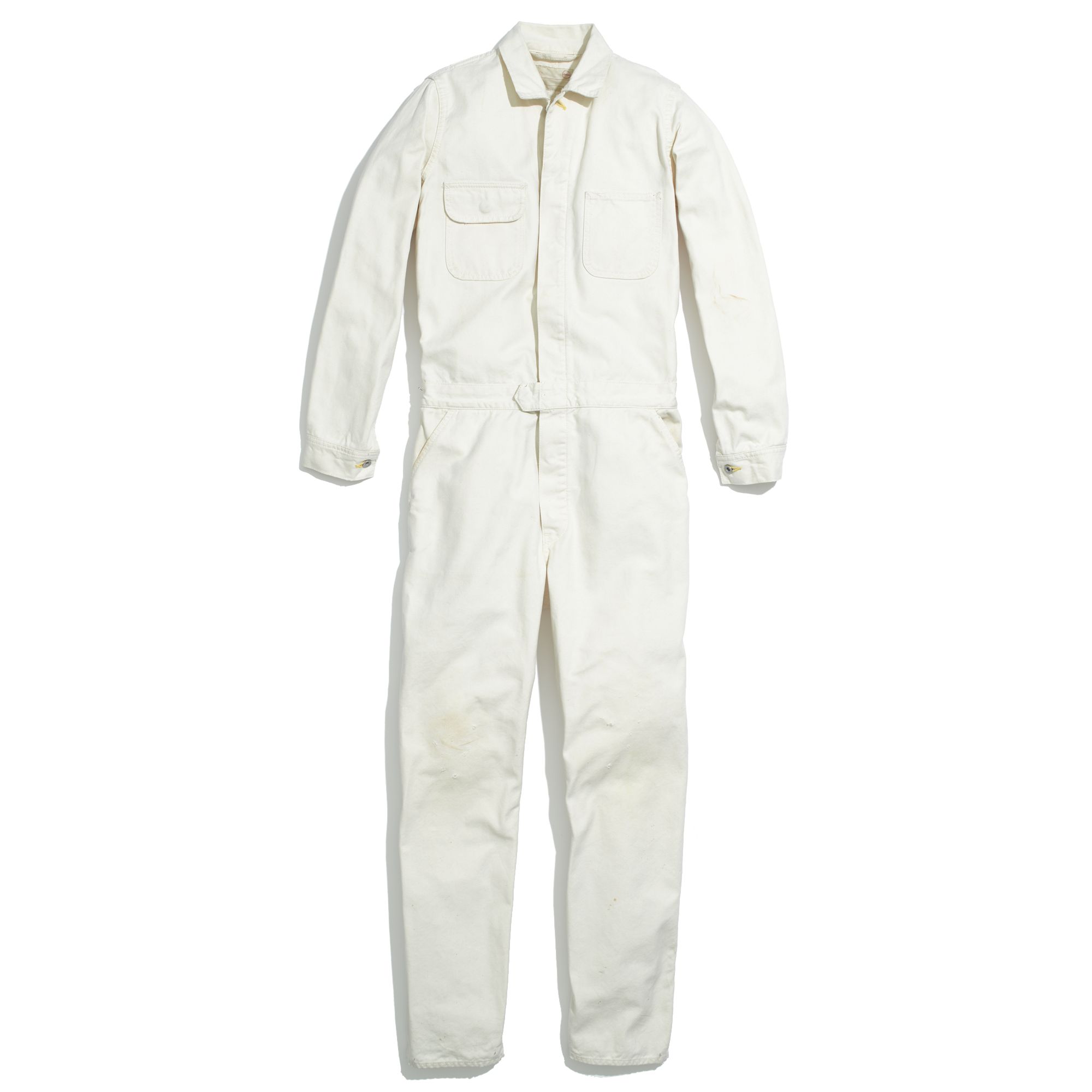 Madewell Herringbone Work Jumpsuit in White Lyst