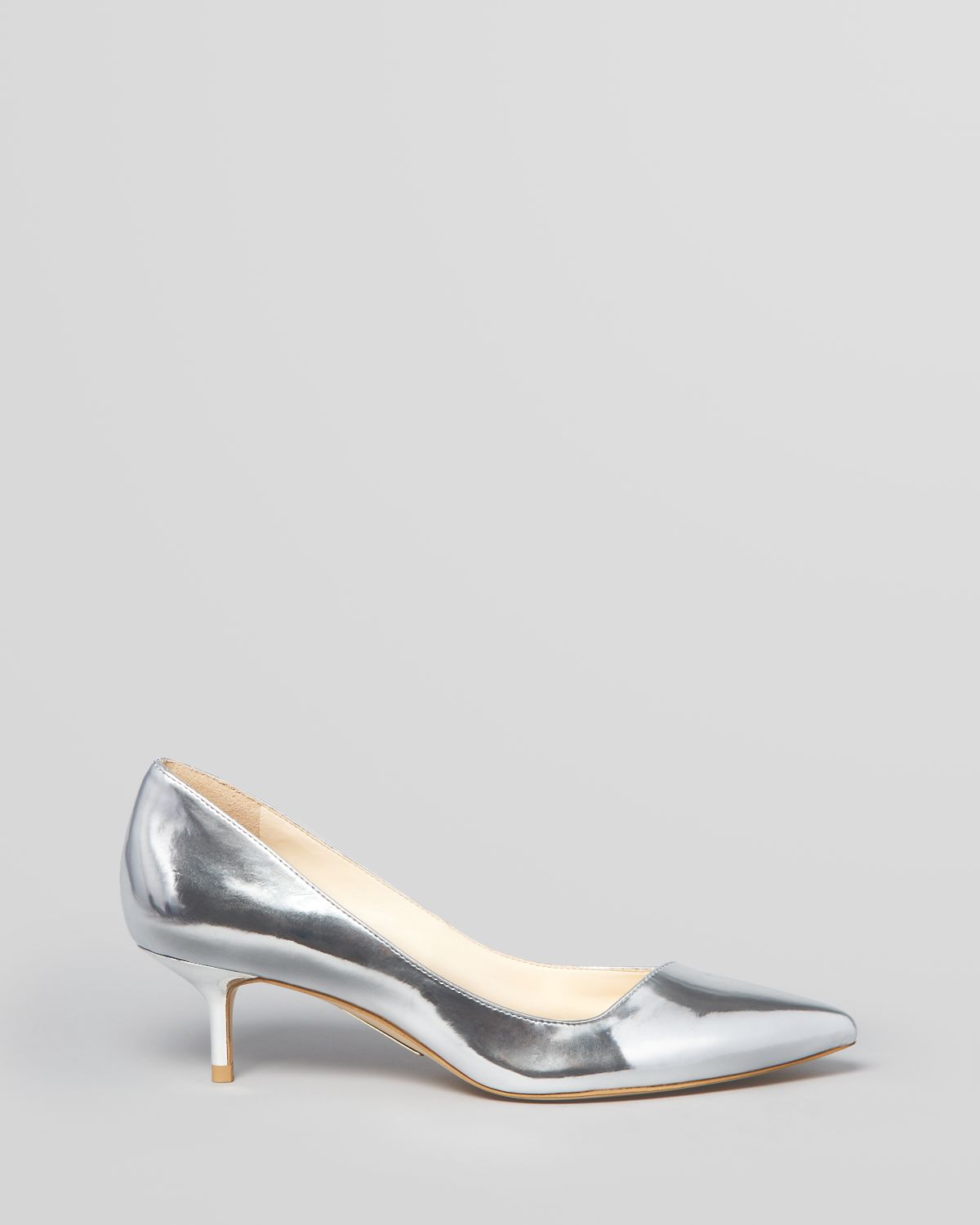 Lyst - Boutique 9 Pointed Toe Pumps Sophina Kitten Heel in Metallic