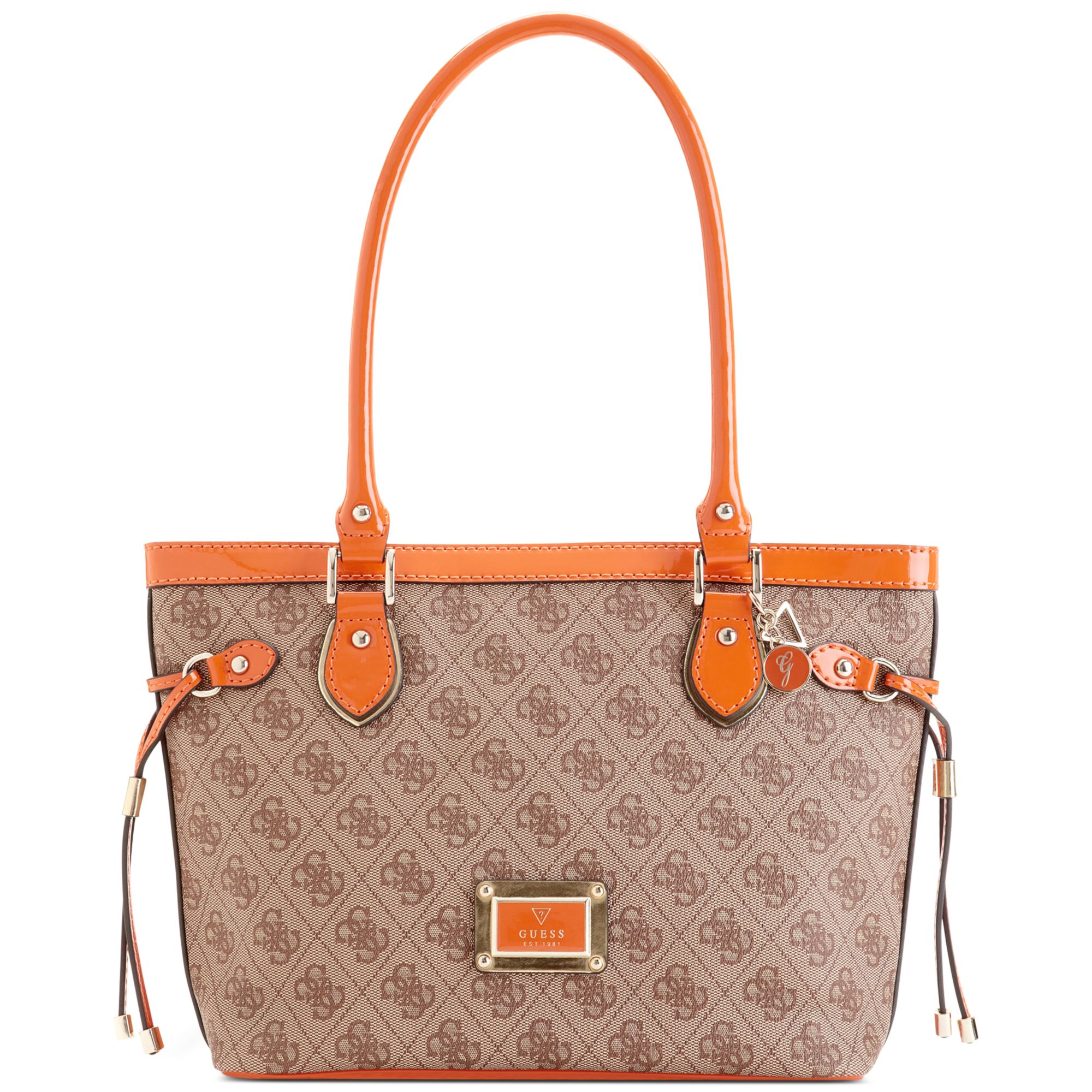 Lyst - Guess Guess Handbag Reama Small Classic Tote in Orange