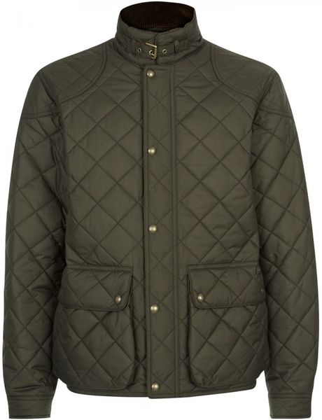 Polo Ralph Lauren Quilted Jacket in Khaki for Men | Lyst
