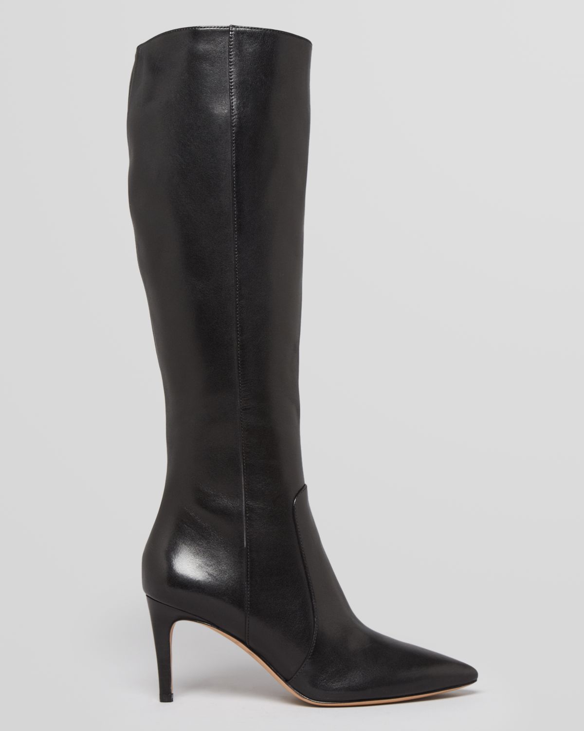 Lyst - Via Spiga Pointed Toe Tall Dress Boots Dacia High Heel in Brown