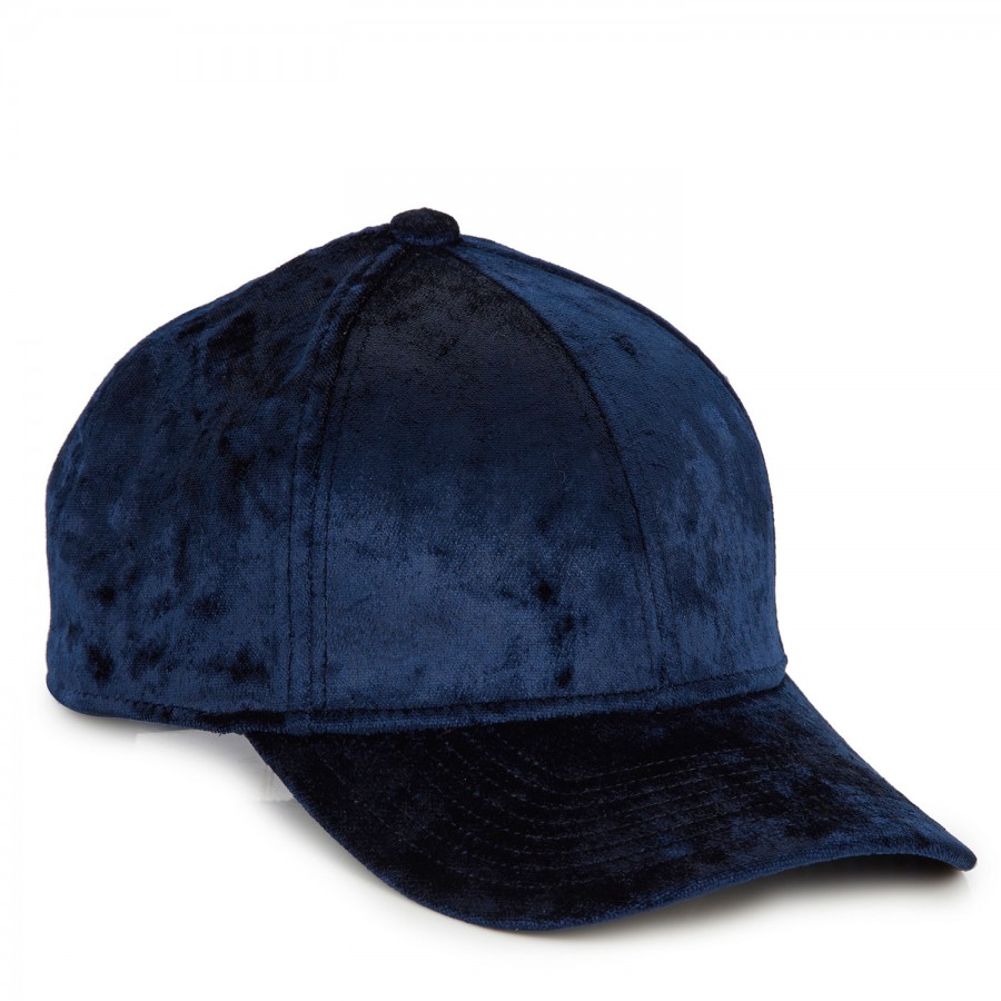 acne navy velvet cap product 1 13367994 020953394