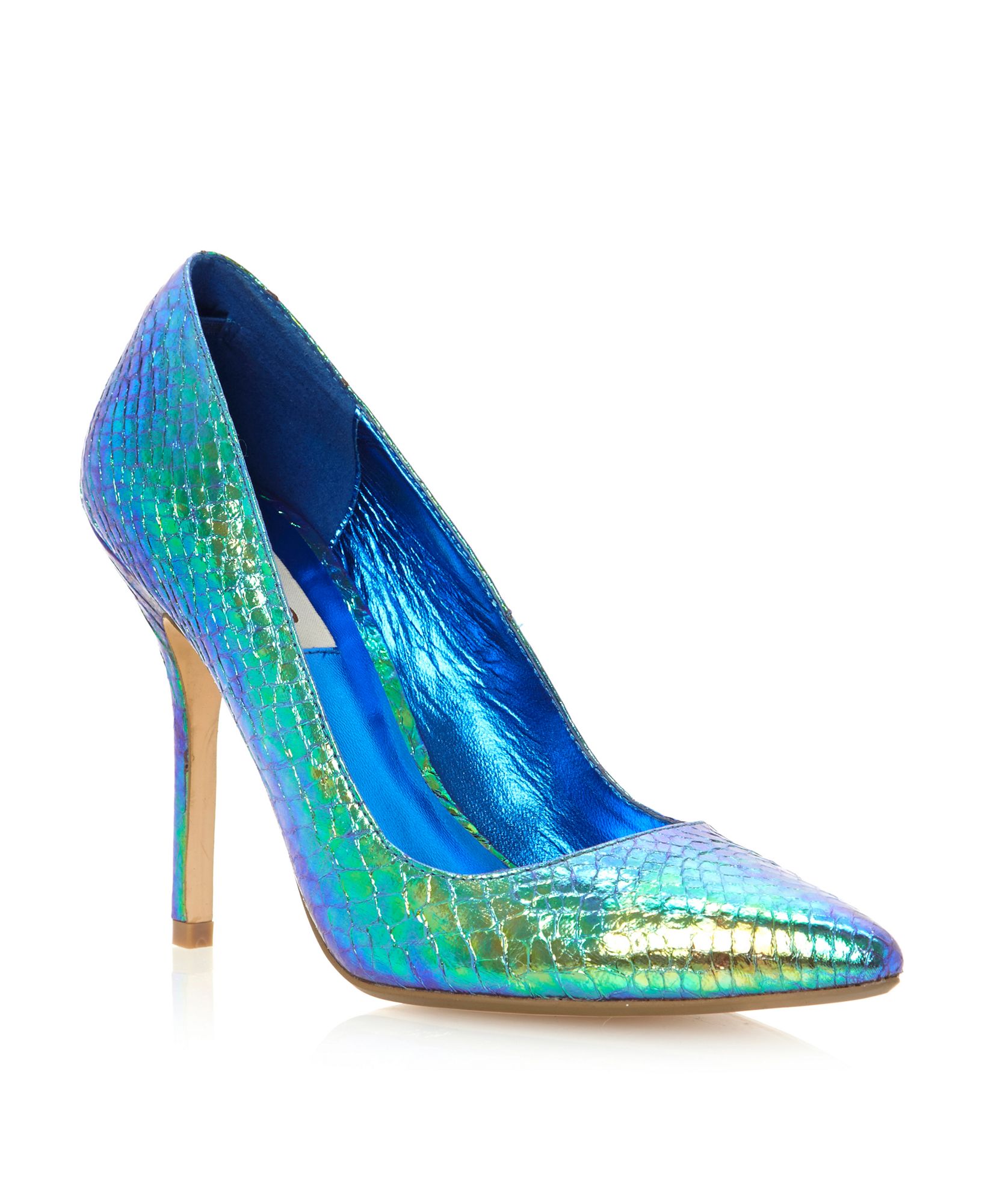 Dune Burst Texture Print Court Shoes in Green | Lyst