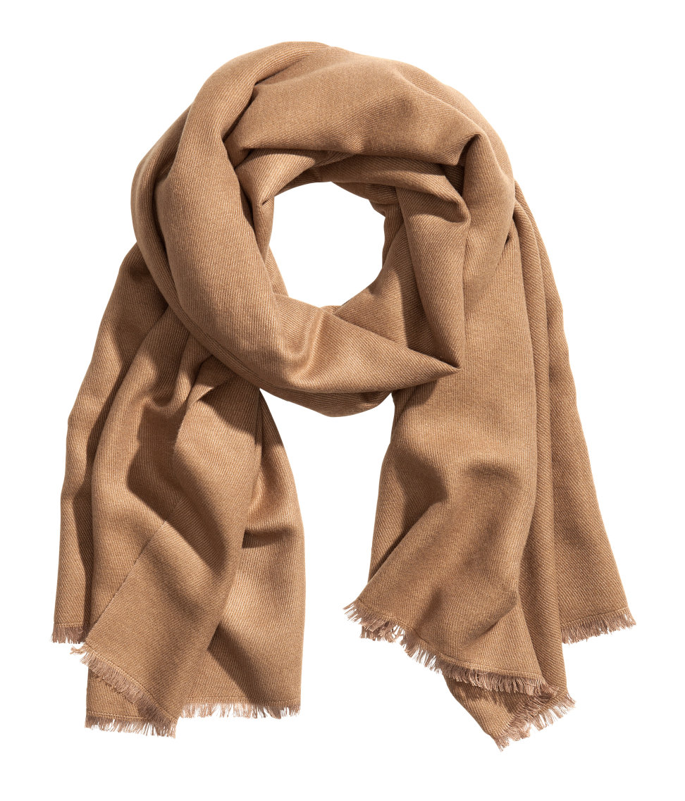 hm camel soft scarf product 1 13399630 954238299