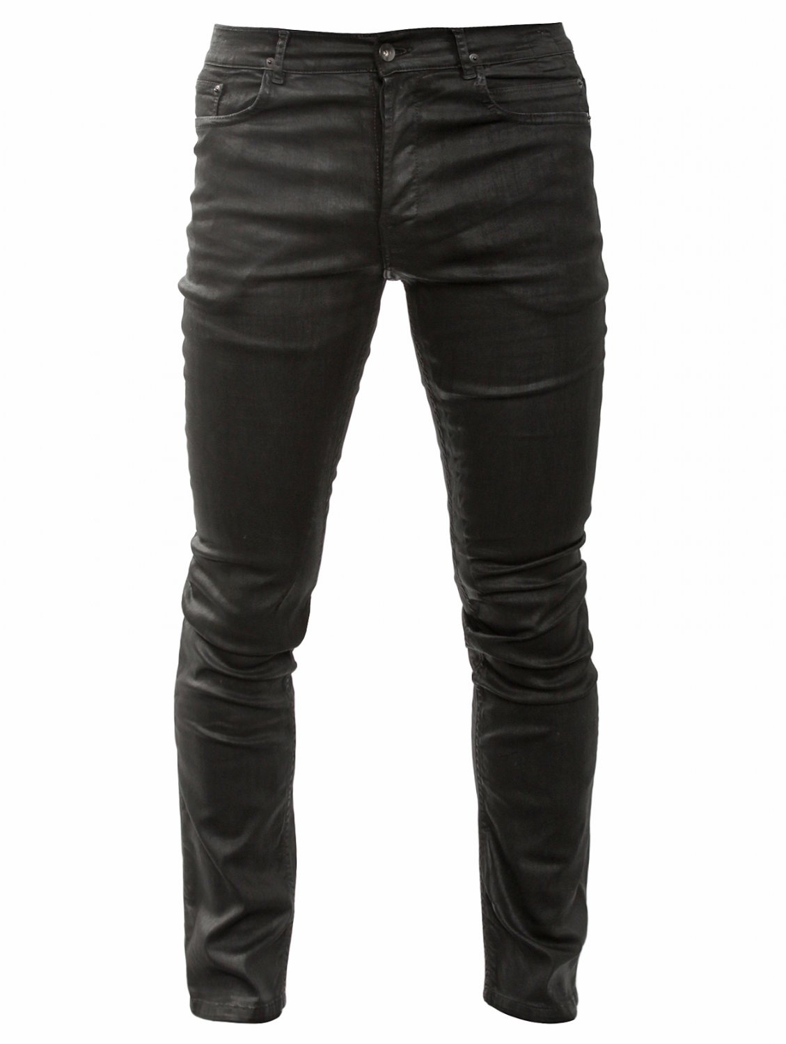 Rick Owens Drkshdw Berlin Cut Wax Jeans in Black for Men - Lyst