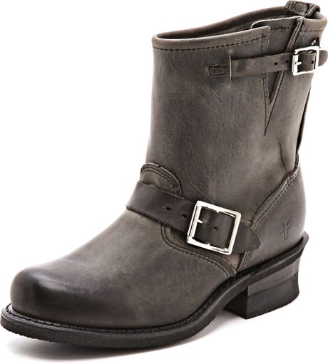 Frye Engineer 8r Boots in Black (Charcoal) | Lyst