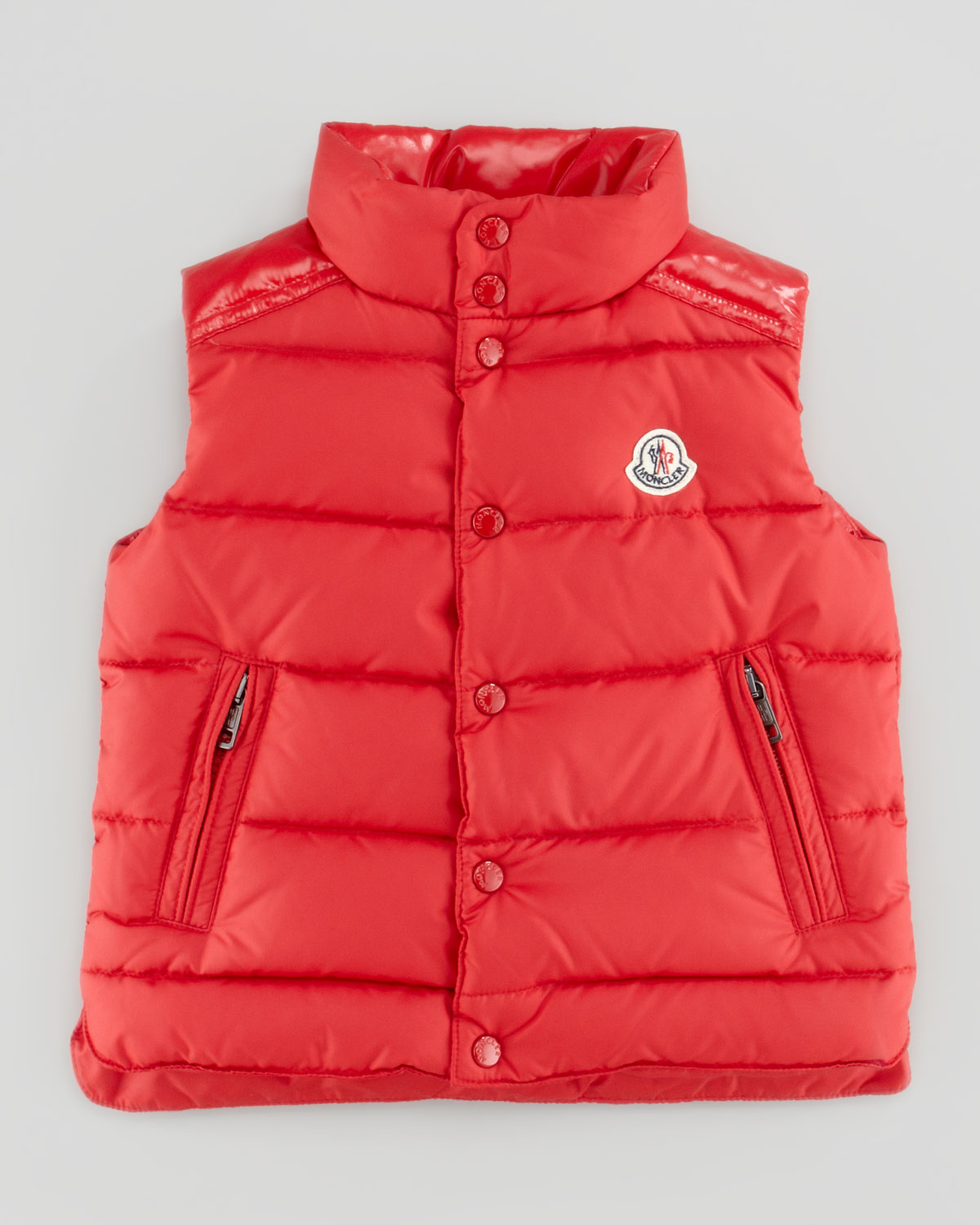 Red quilted vest for women size men pants
