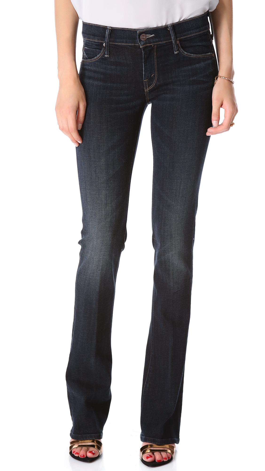 womens skinny flare jeans