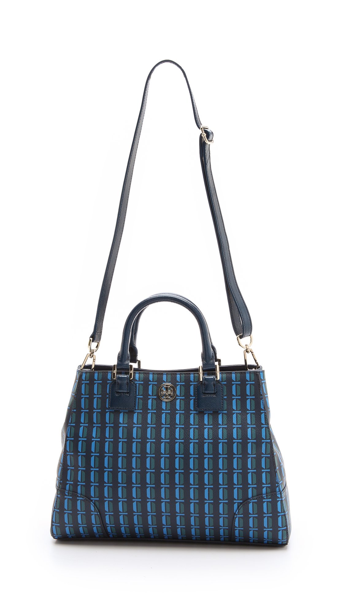 tory burch robinson triangle tote