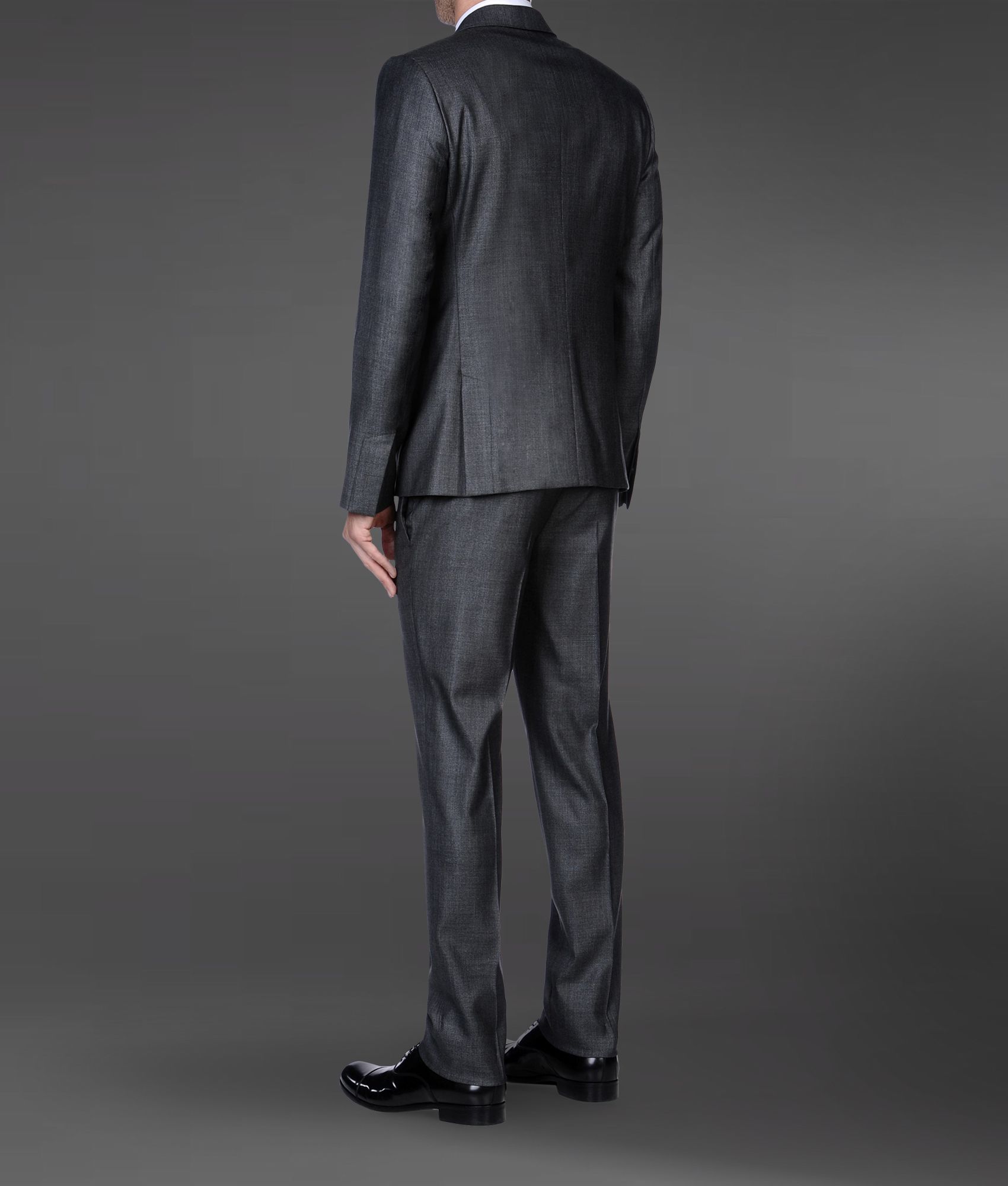 Lyst - Emporio armani Supreme Suit in Stretch Wool and Silk in Gray for Men1700 x 2000