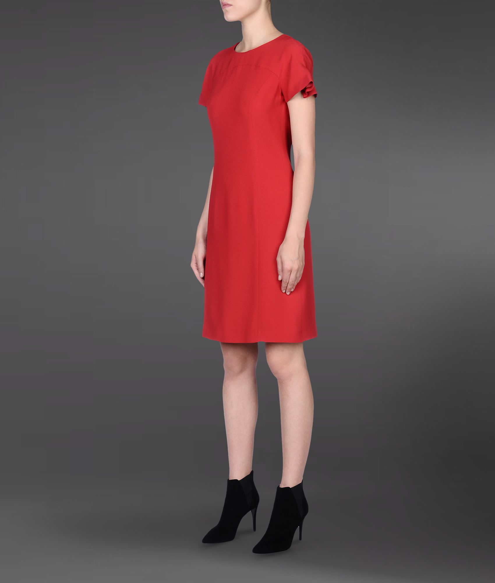 emporio armani red dress