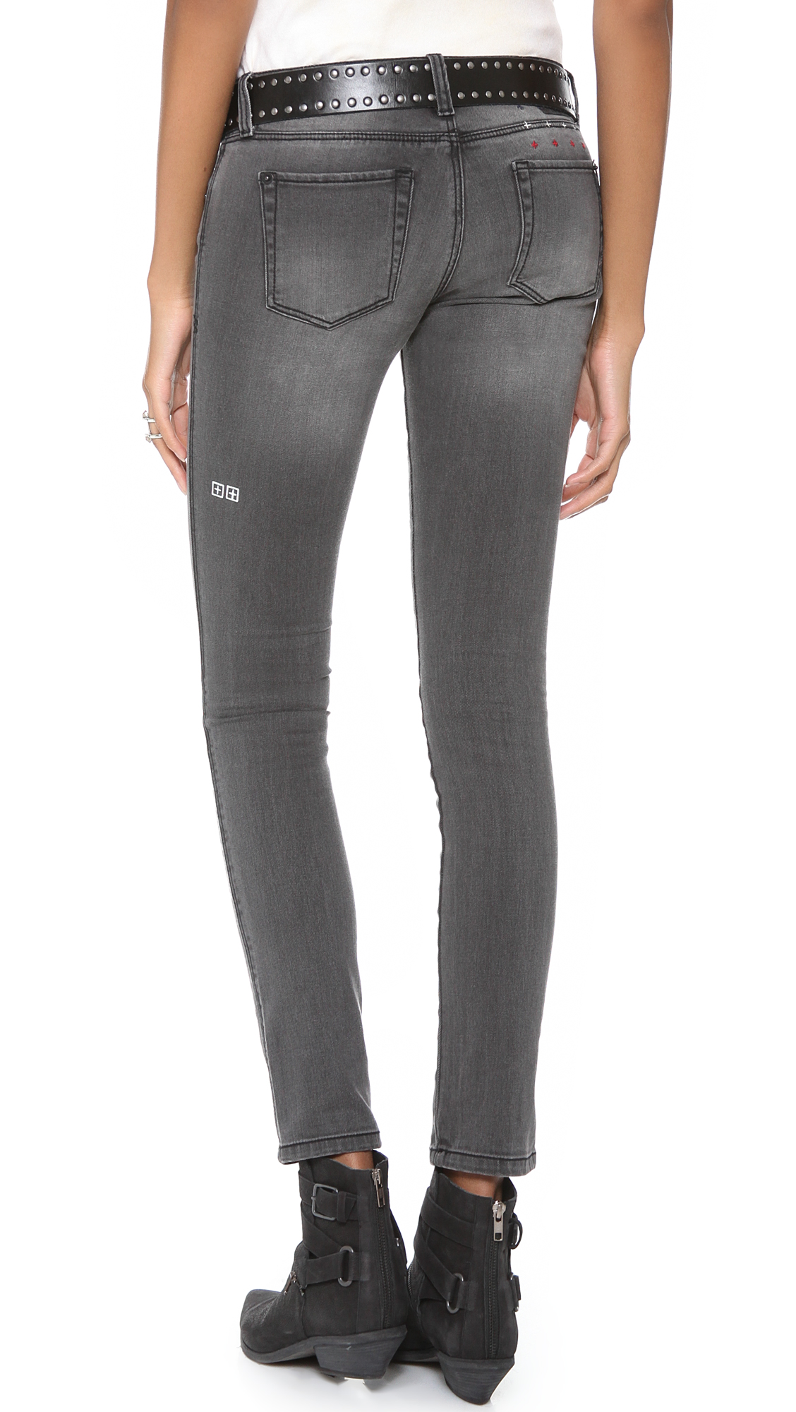 Lyst Ksubi Skinny Pins Jeans in Gray