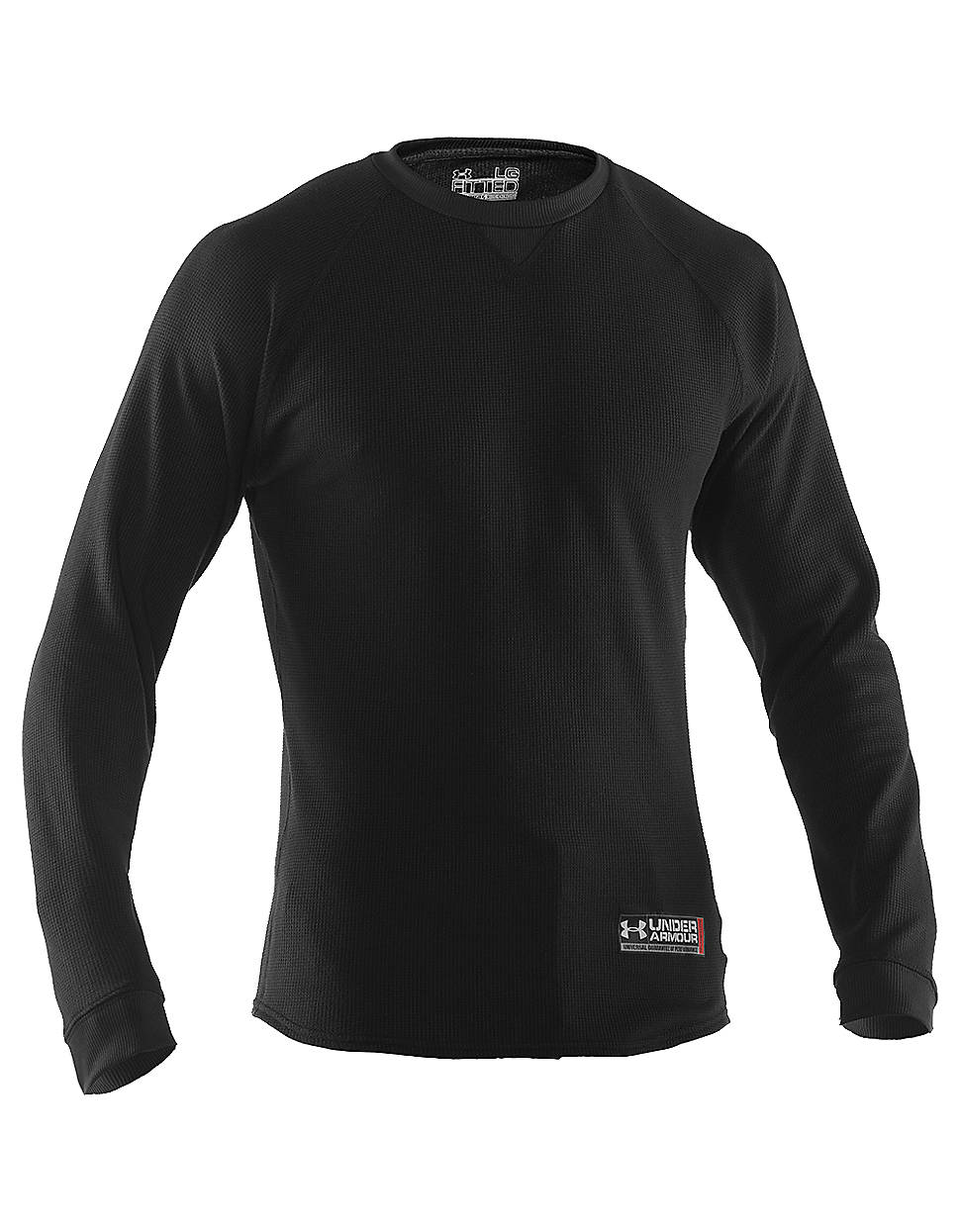 Under armour Thermal 2.0 Crew Shirt in Black for Men | Lyst