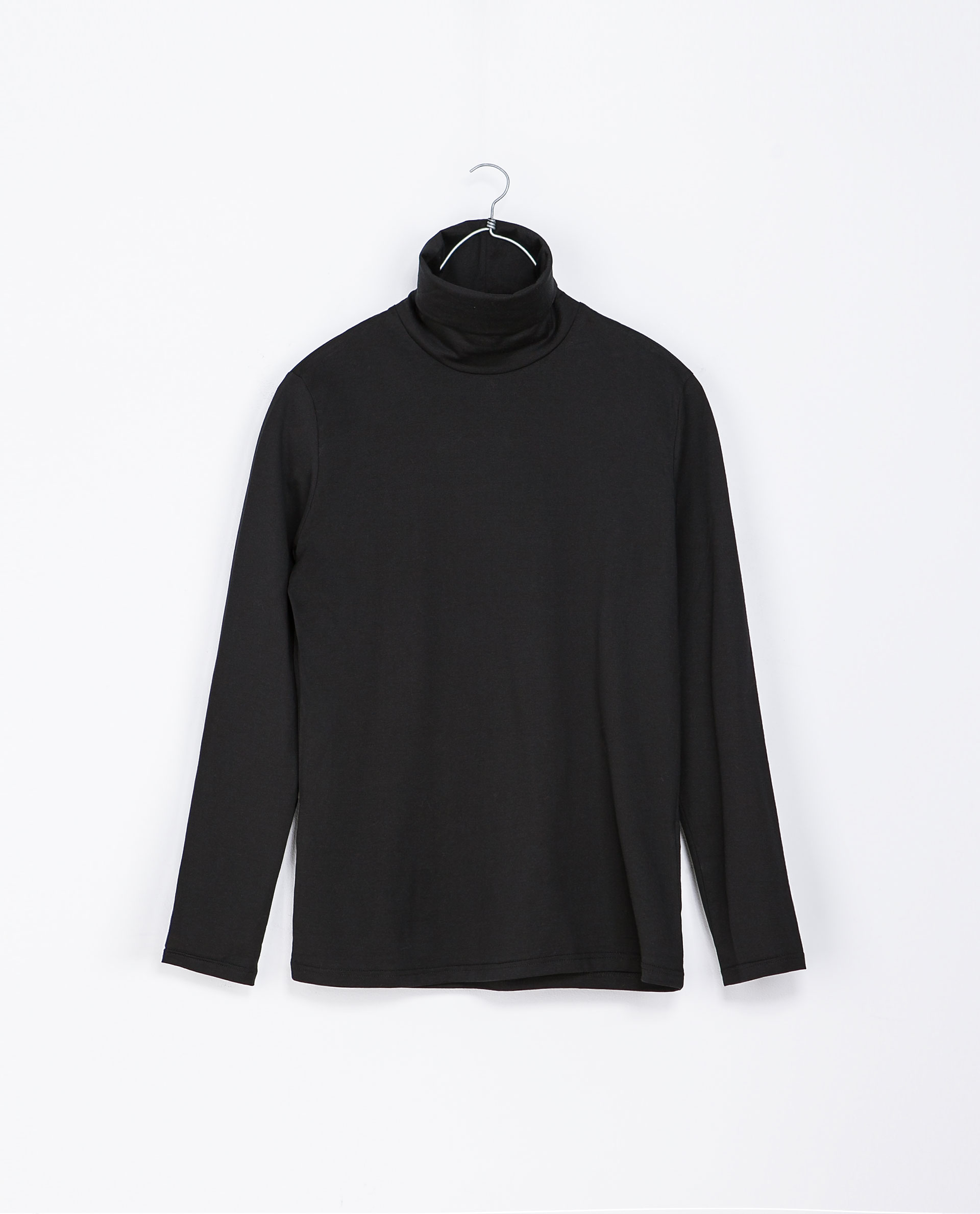 Zara Turtleneck T-Shirt in Black for Men | Lyst