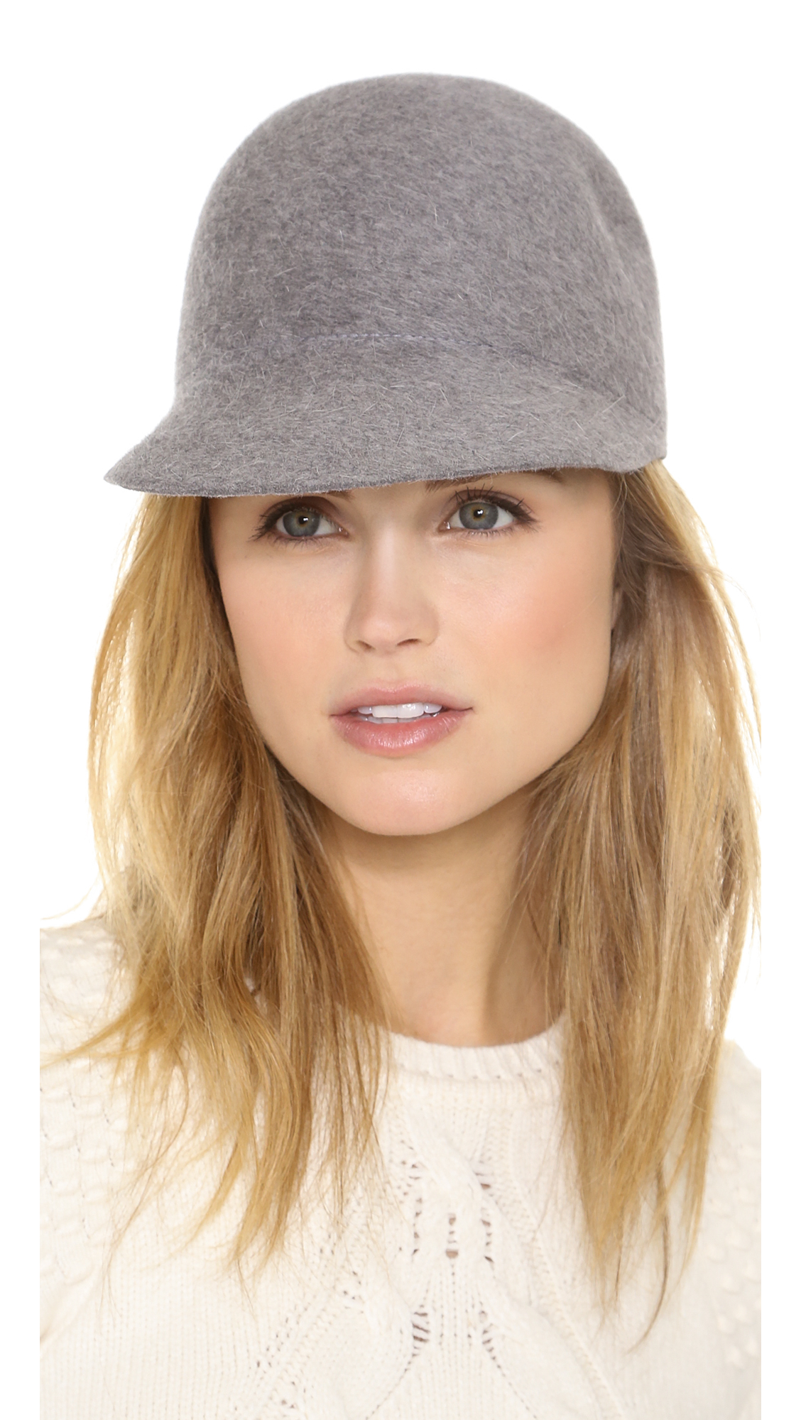 Eugenia kim Joey Wool Baseball Cap in Gray Lyst