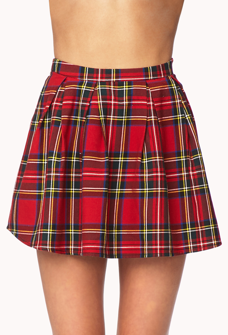 Lyst - Forever 21 Cool Girl Plaid Skirt in Red