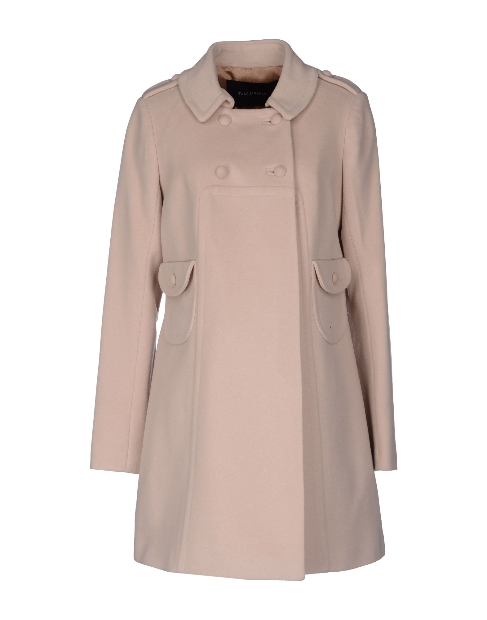 Tara Jarmon Coat in Beige (Light pink) | Lyst
