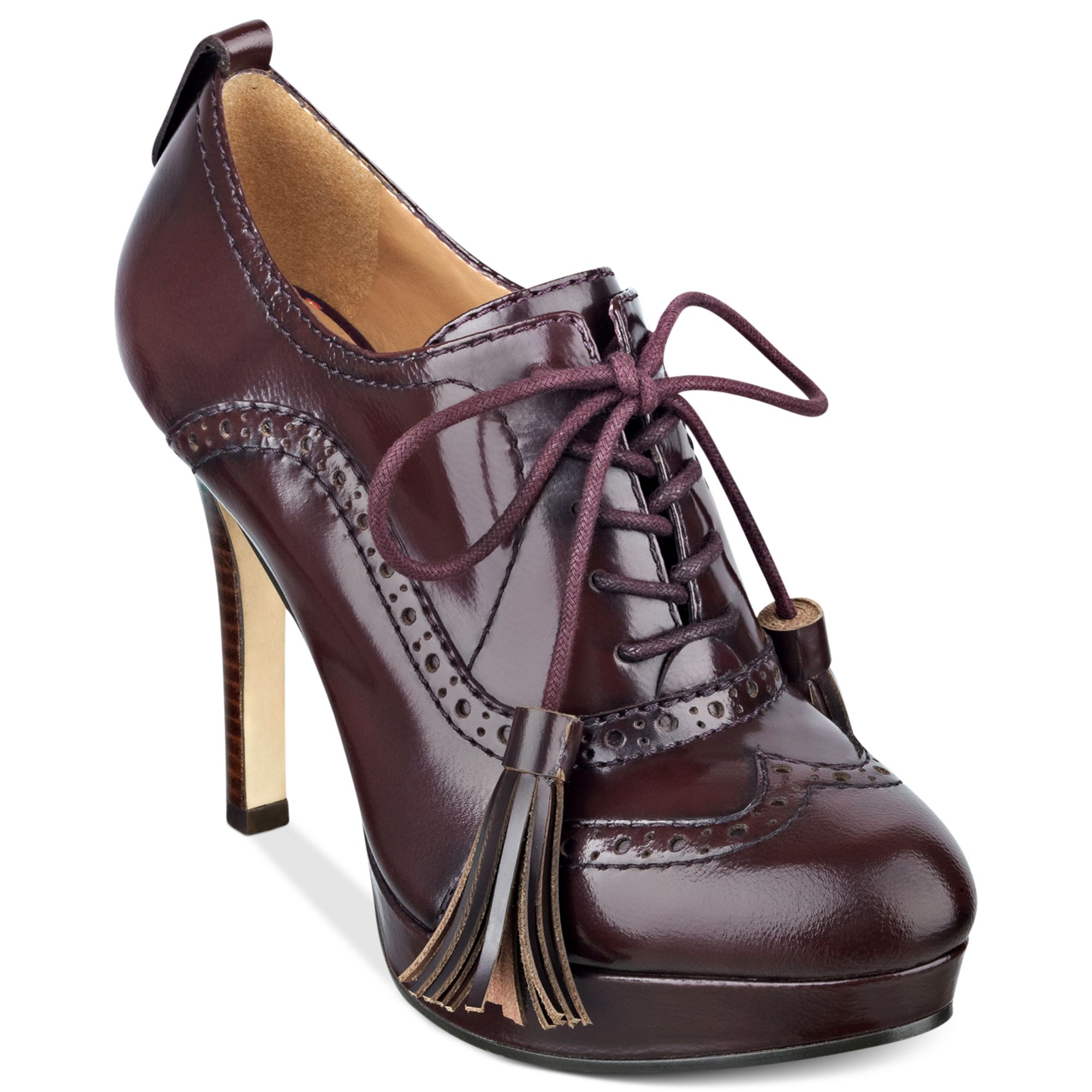 Tommy Hilfiger Brinley Platform Shooties in Purple (Beet Root) | Lyst