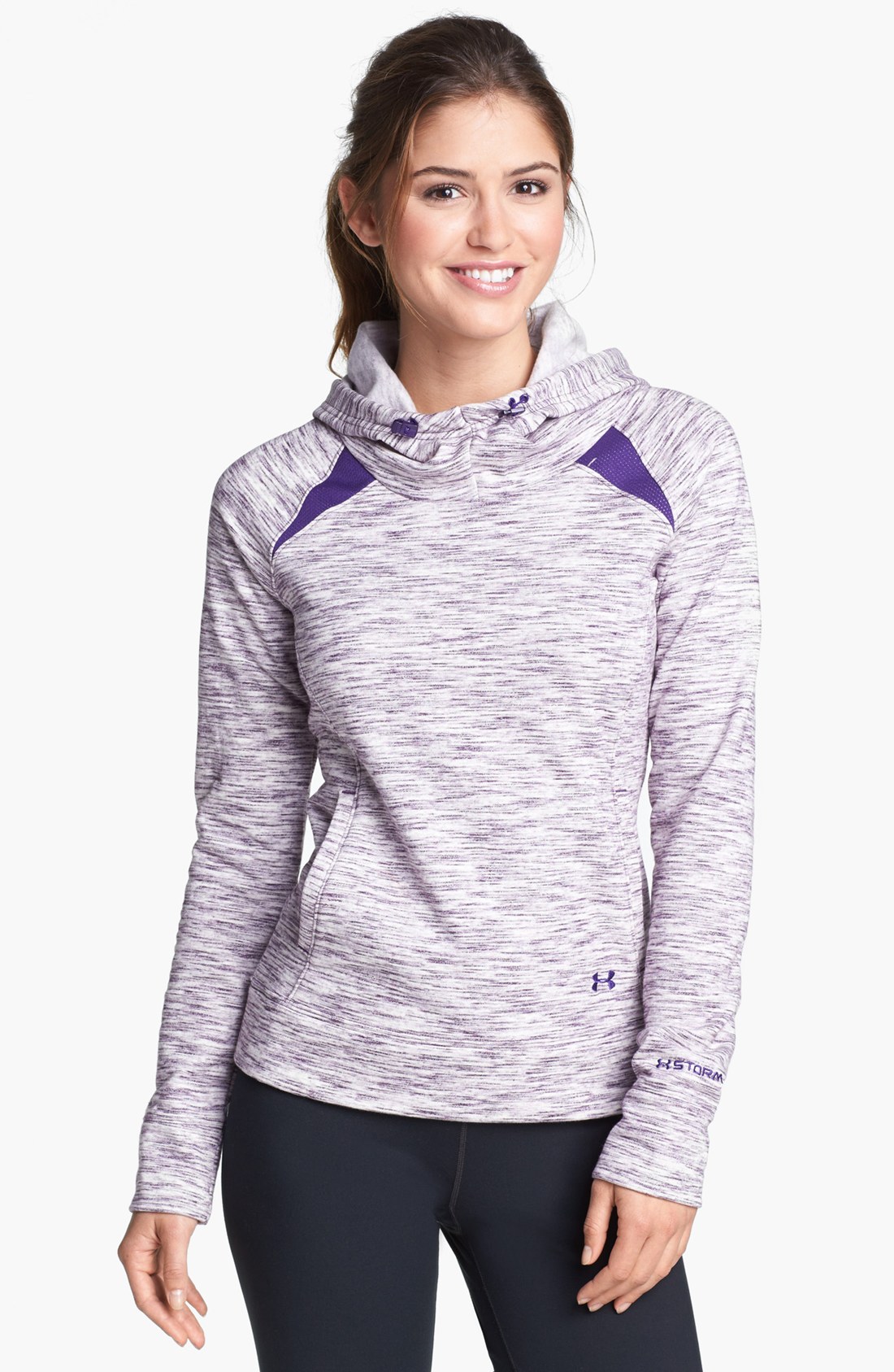 Under Armour Charged Cotton Storm Hoodie in Purple (Purple Rain) | Lyst