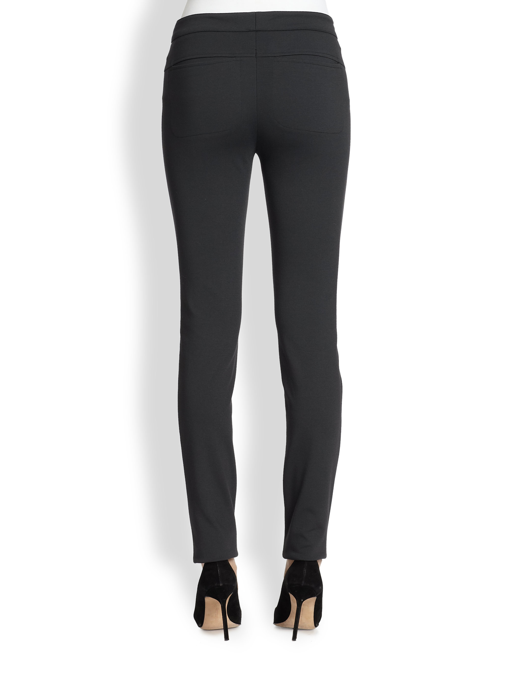 black jersey pants