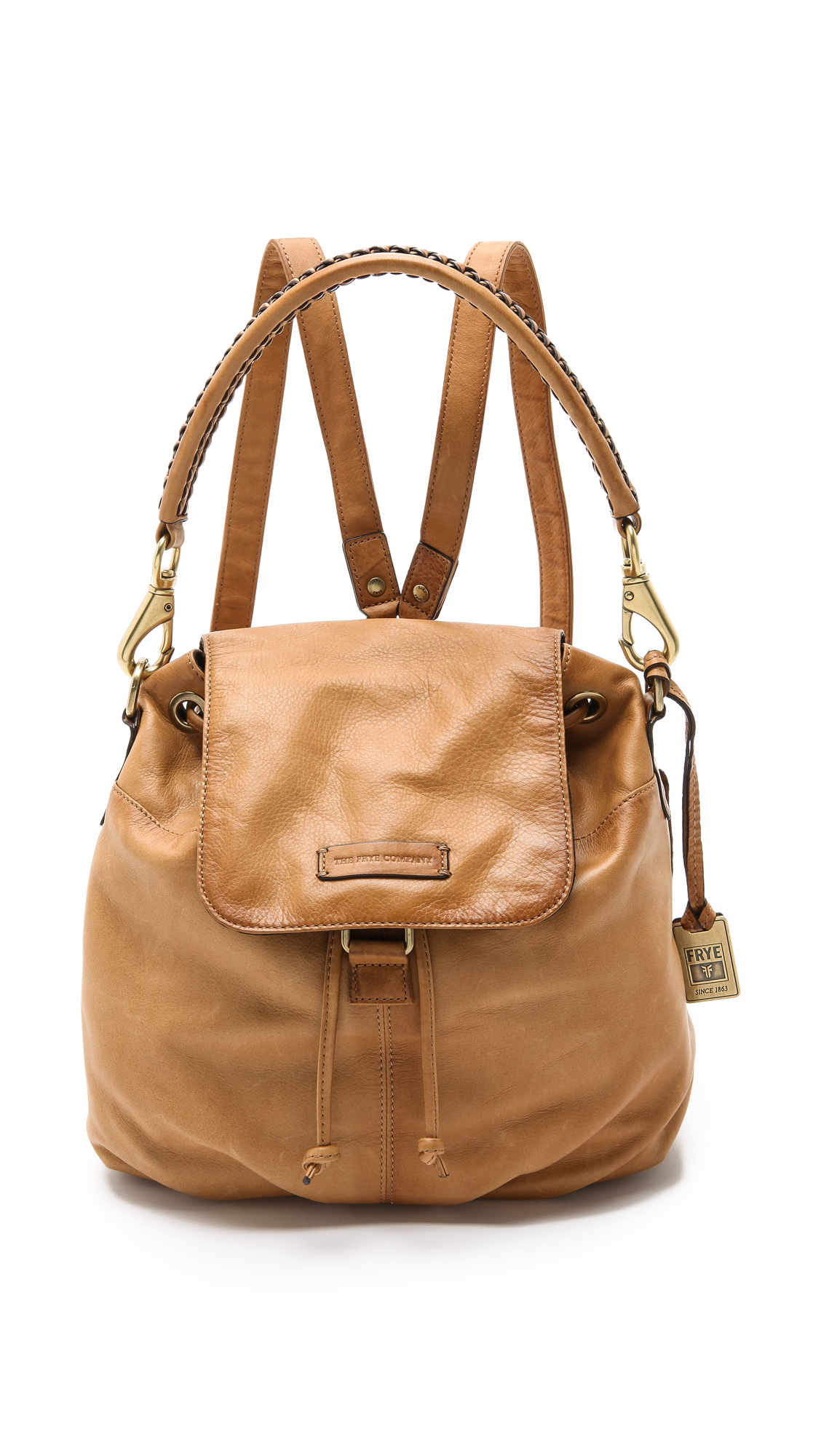 Lyst Frye Jenny Backpack in Natural